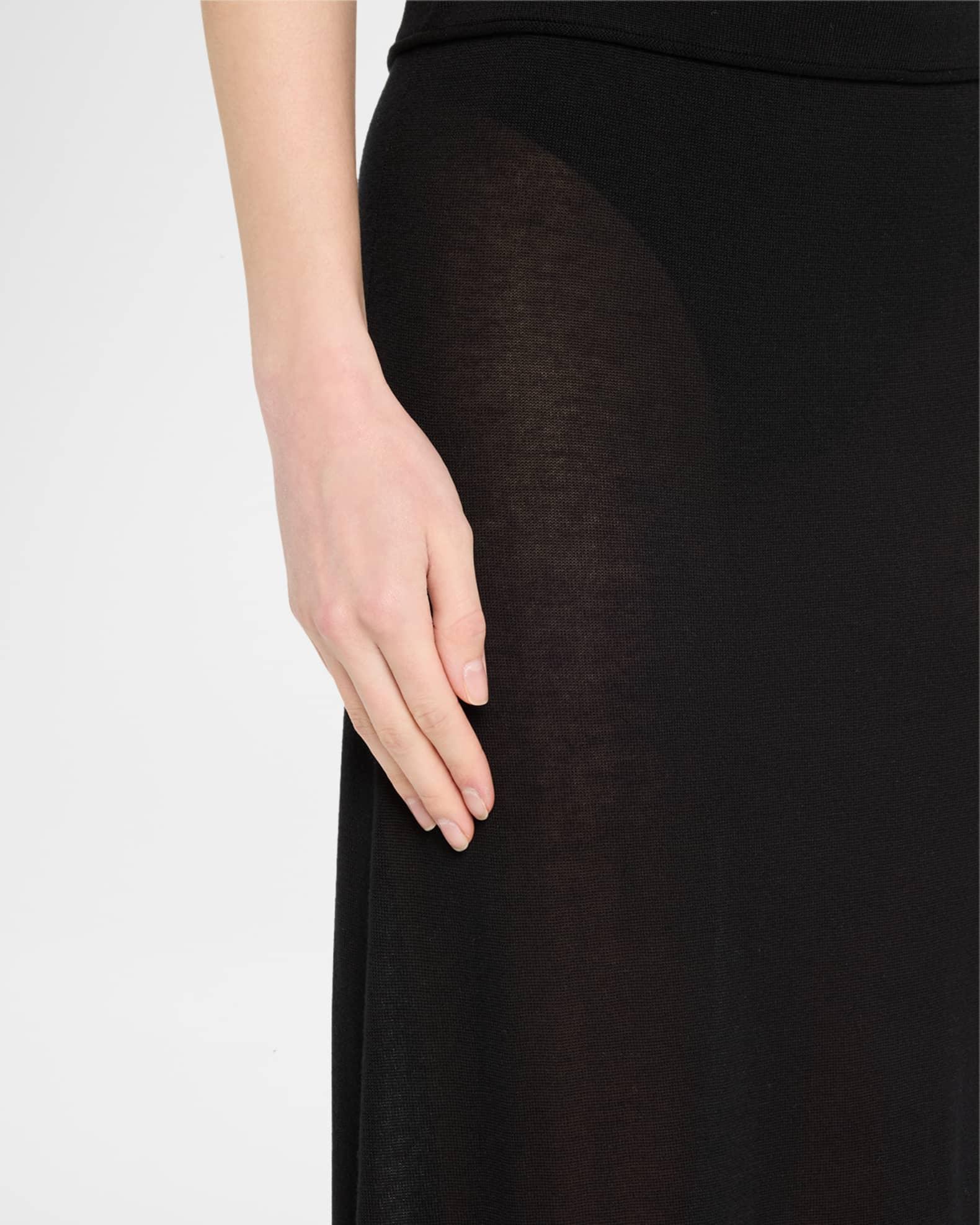 Sheer Knit Maxi Skirt Product Image