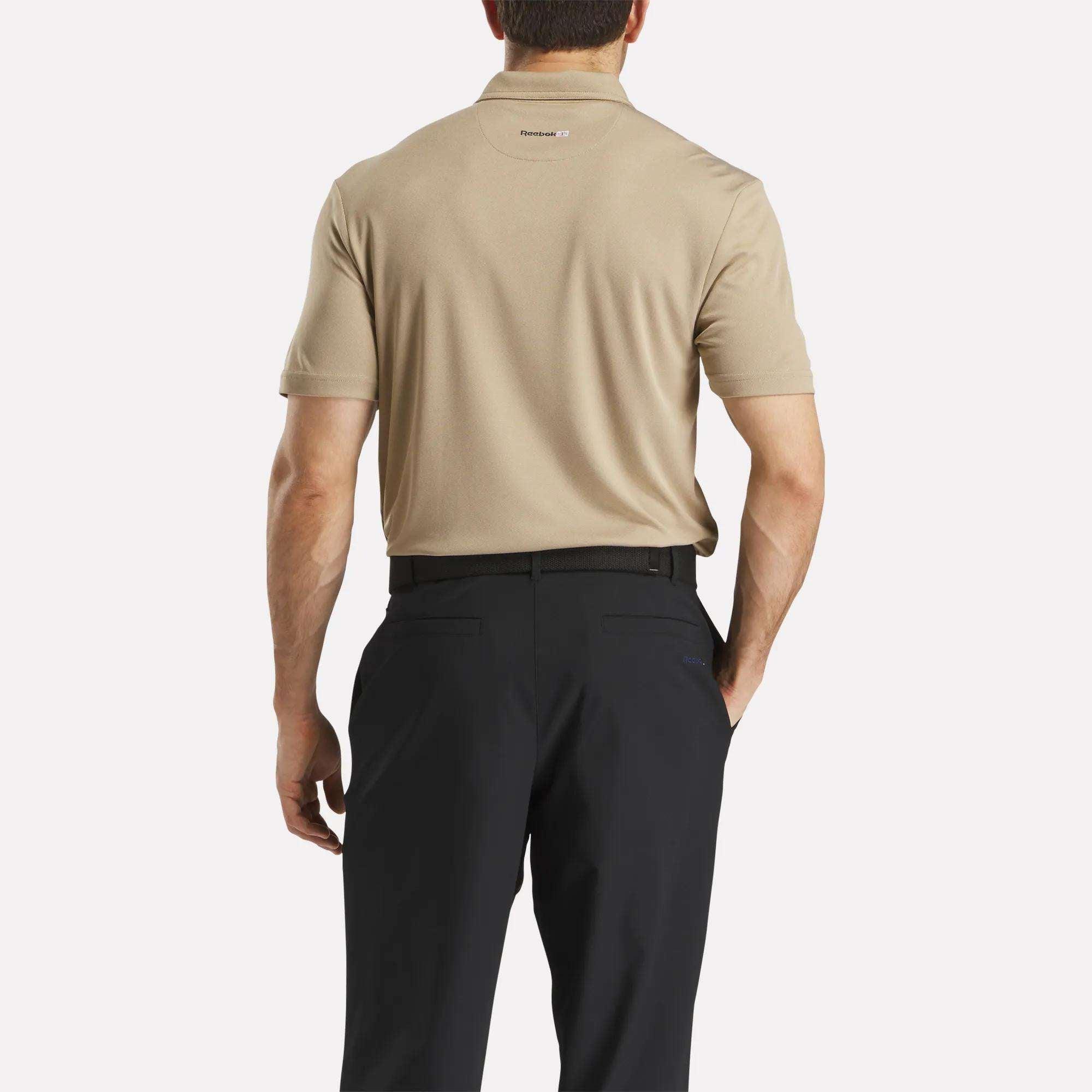 Men's Short Sleeve Oxford Knit Pique Polo Shirt Male Product Image