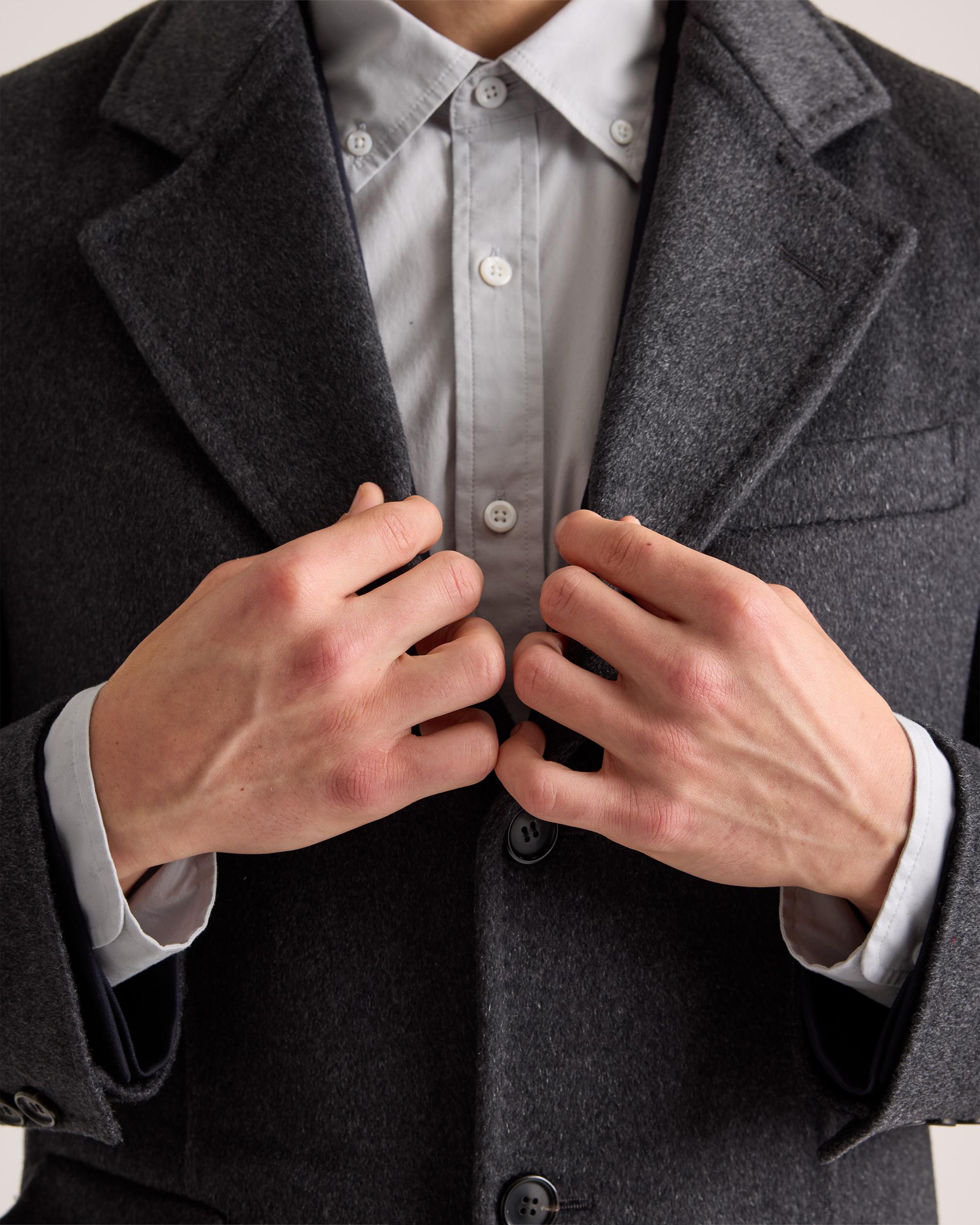 Quince | Men's 100% Mongolian Cashmere Double-Faced Overcoat Product Image