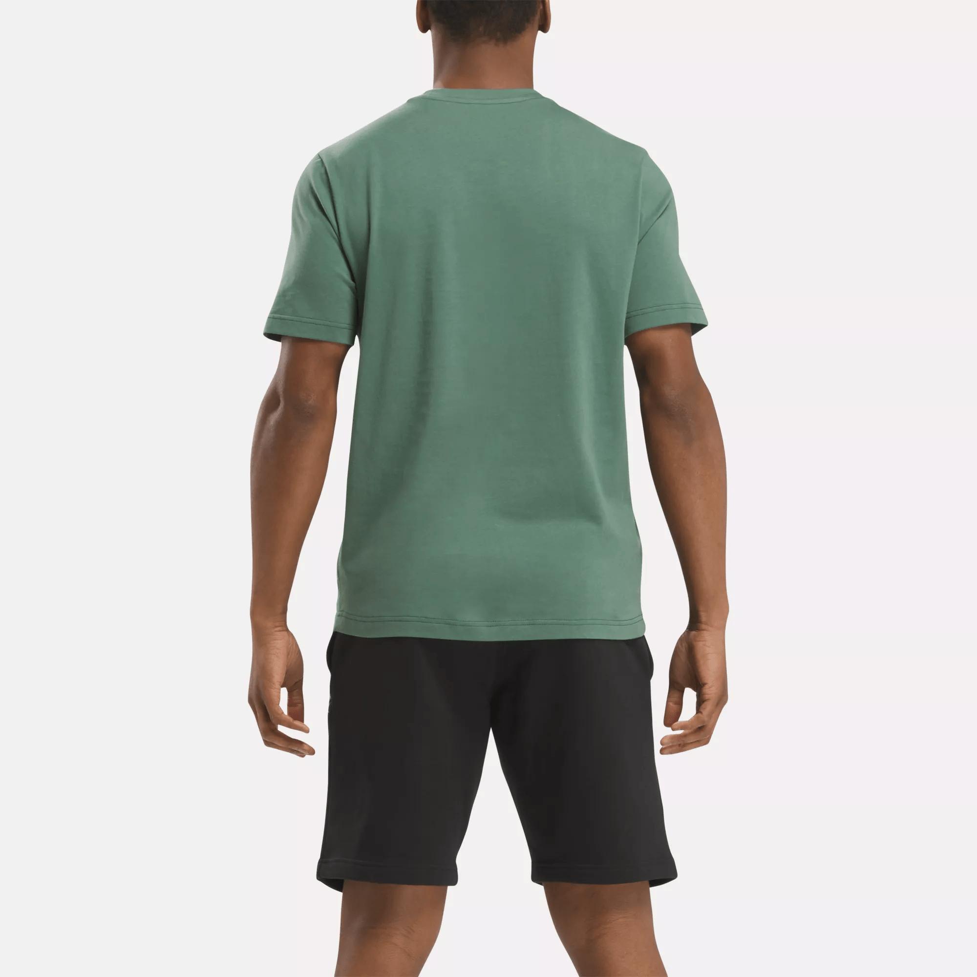 Men's Reebok Identity Big Stacked Logo T-Shirt Male Product Image