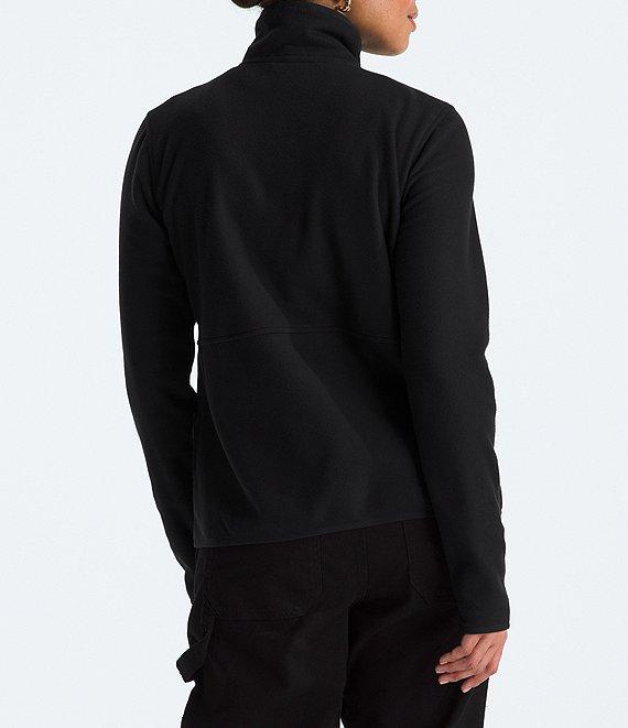 The North Face Glacier Lightweight Fleece Stand Collar Long Sleeve Front Zip Jacket Product Image