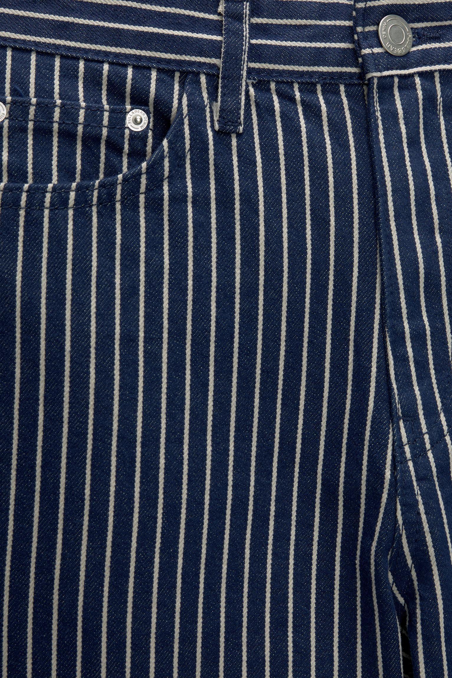 Striped baggy jeans Product Image