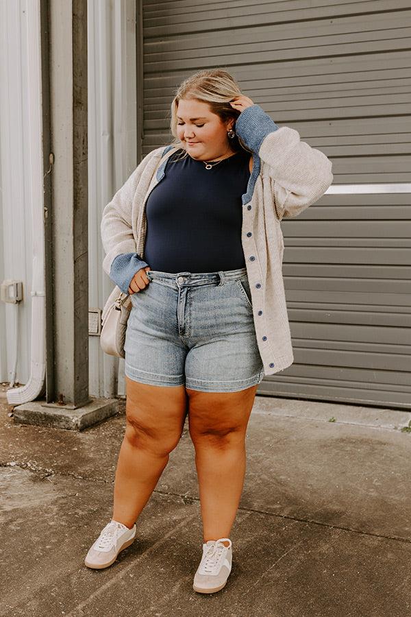 Falling Leaves Knit Cardigan Curves Product Image