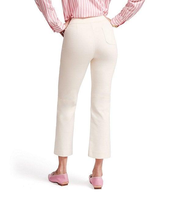 FRANCES VALENTINE Wonder Flat Front Cropped Pull-On Pants Product Image