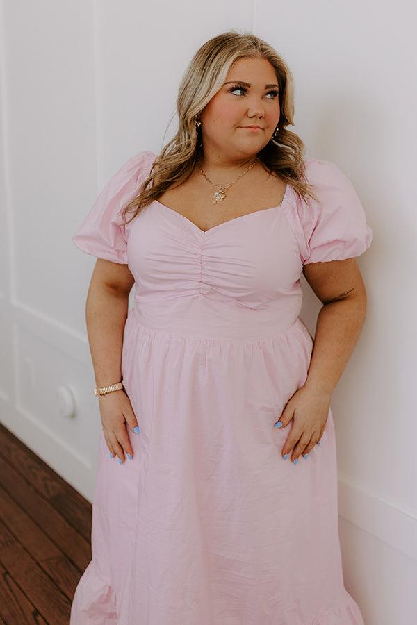 Sweet Serendipity Maxi Dress in Dusty Purple Curves Product Image