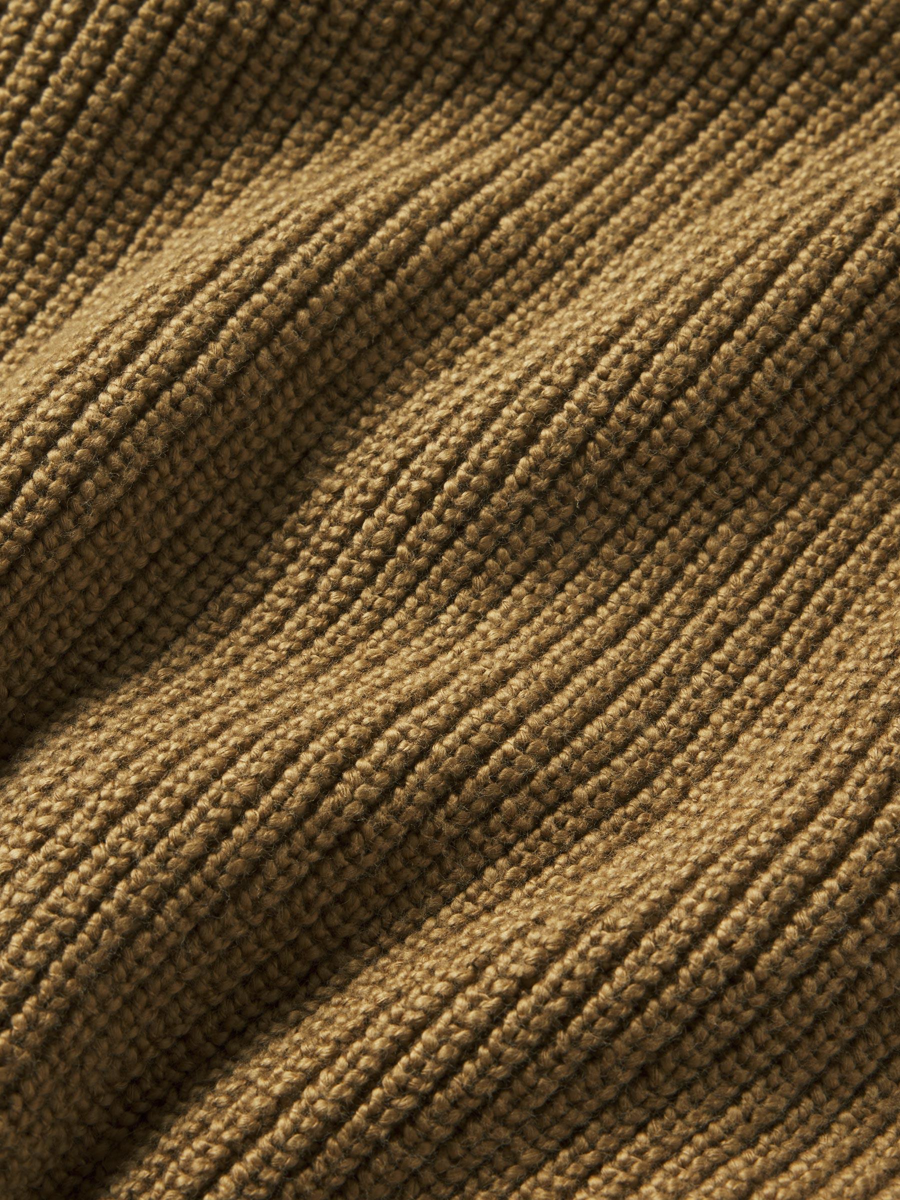 British Khaki Seafarer Cotton Rib Crew Product Image