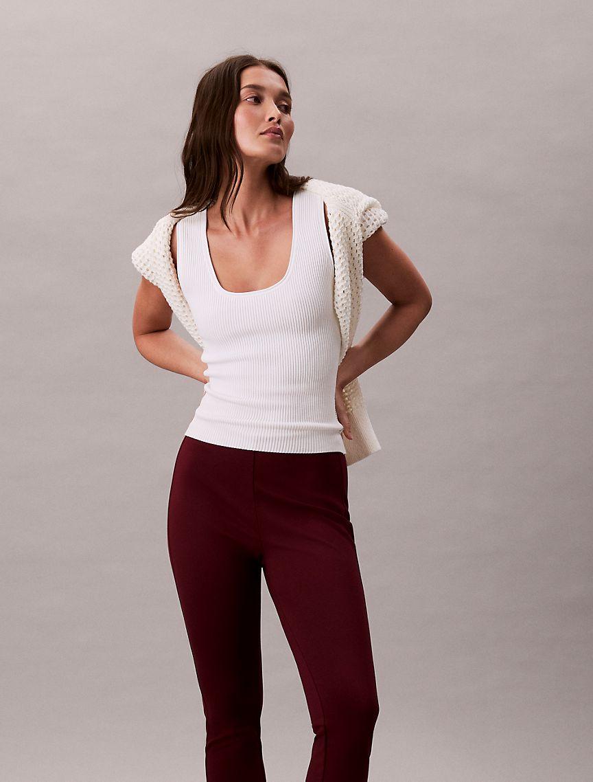 Ponte Skinny Fit Pants Product Image