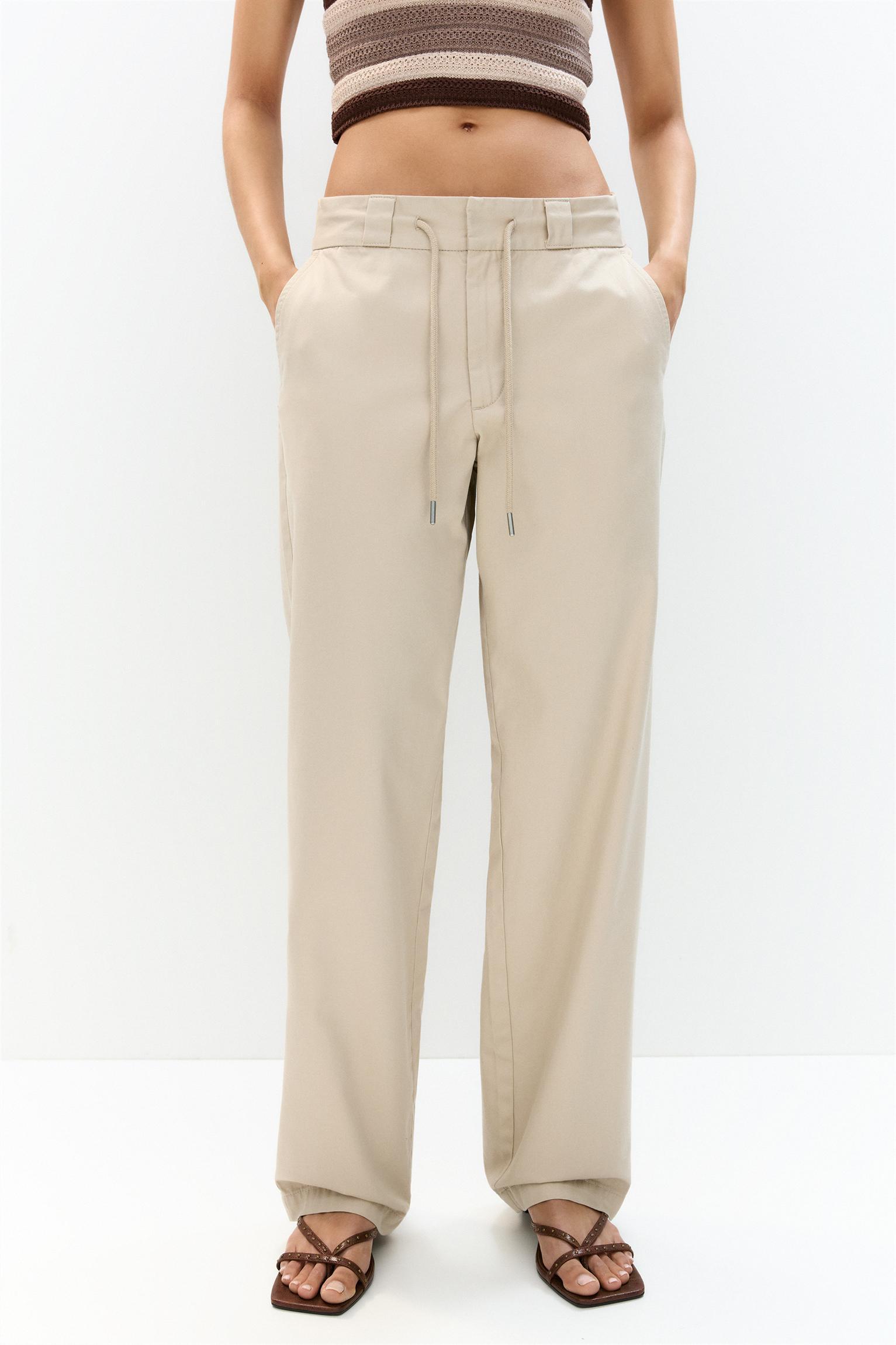 Chinos with drawstring Product Image