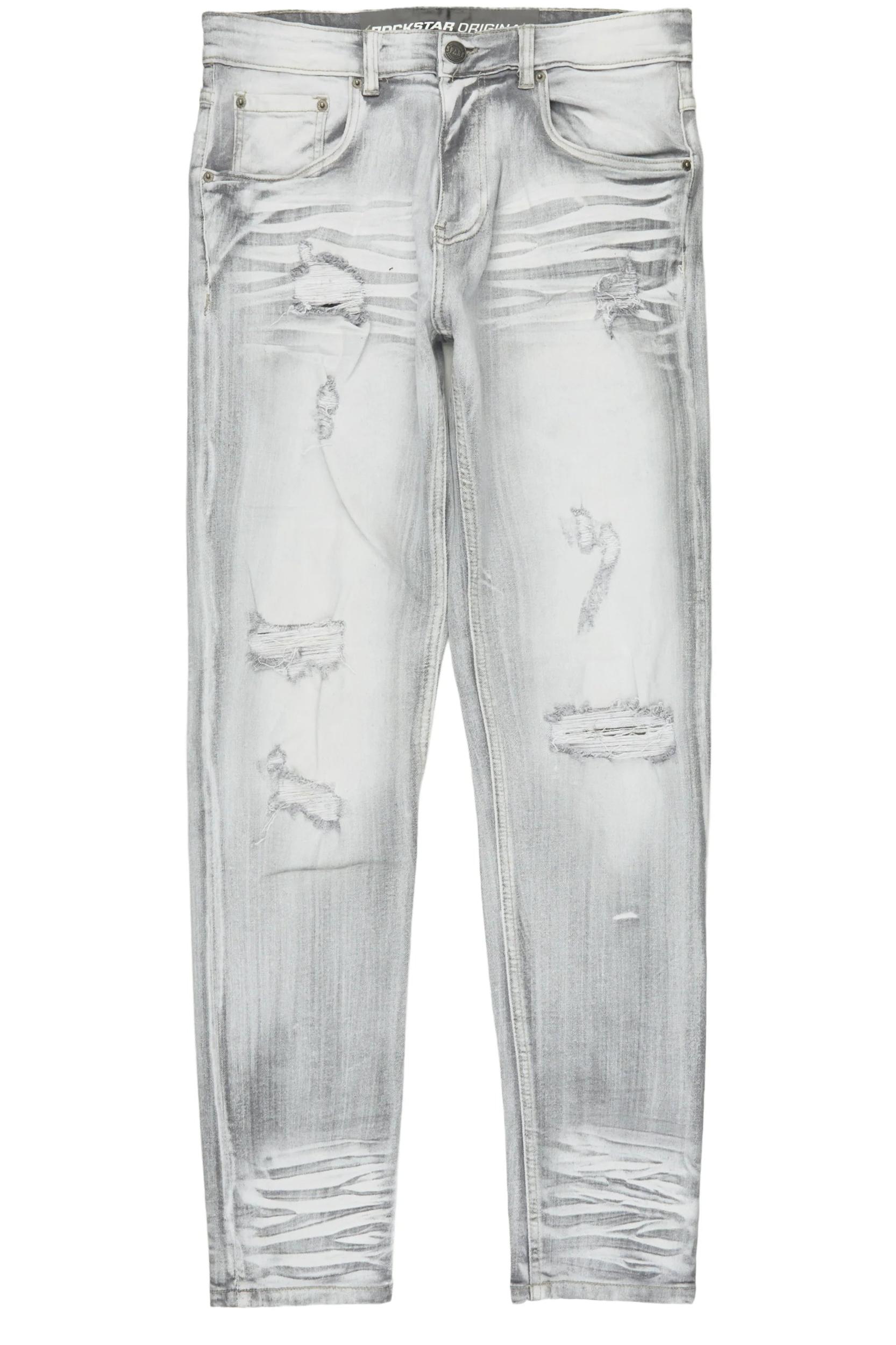 Enzi Grey Slim Fit Jean Male Product Image