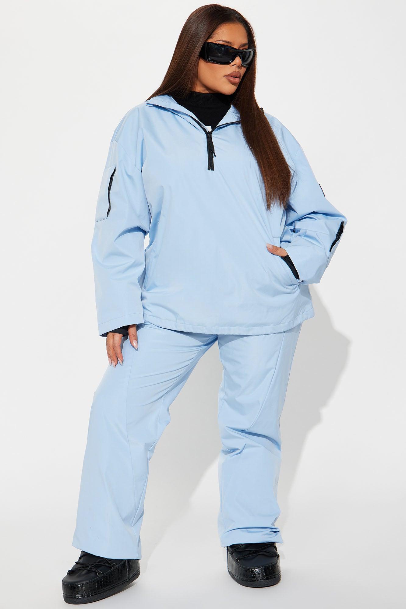 Snow Much Fun Snowboard Jacket - Light Blue Product Image