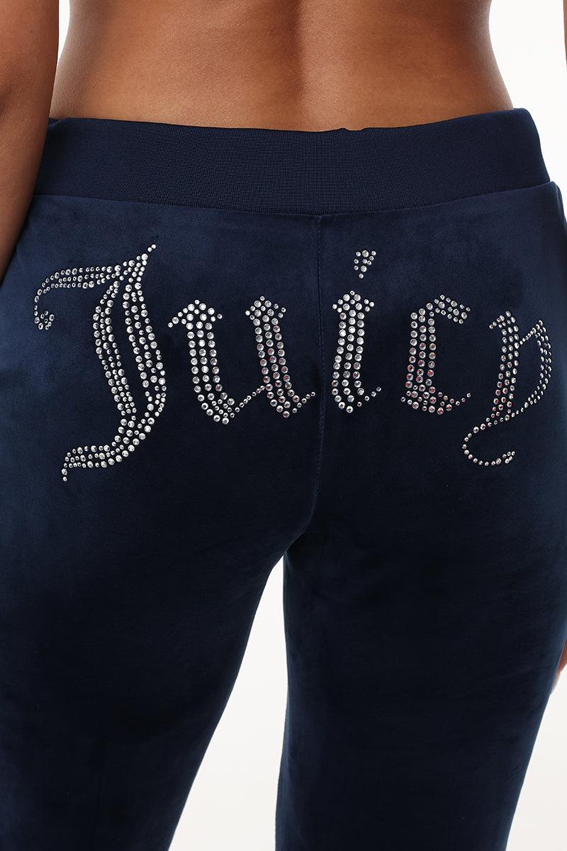 Custom Zodiac OG Big Bling Velour Track Pants Product Image