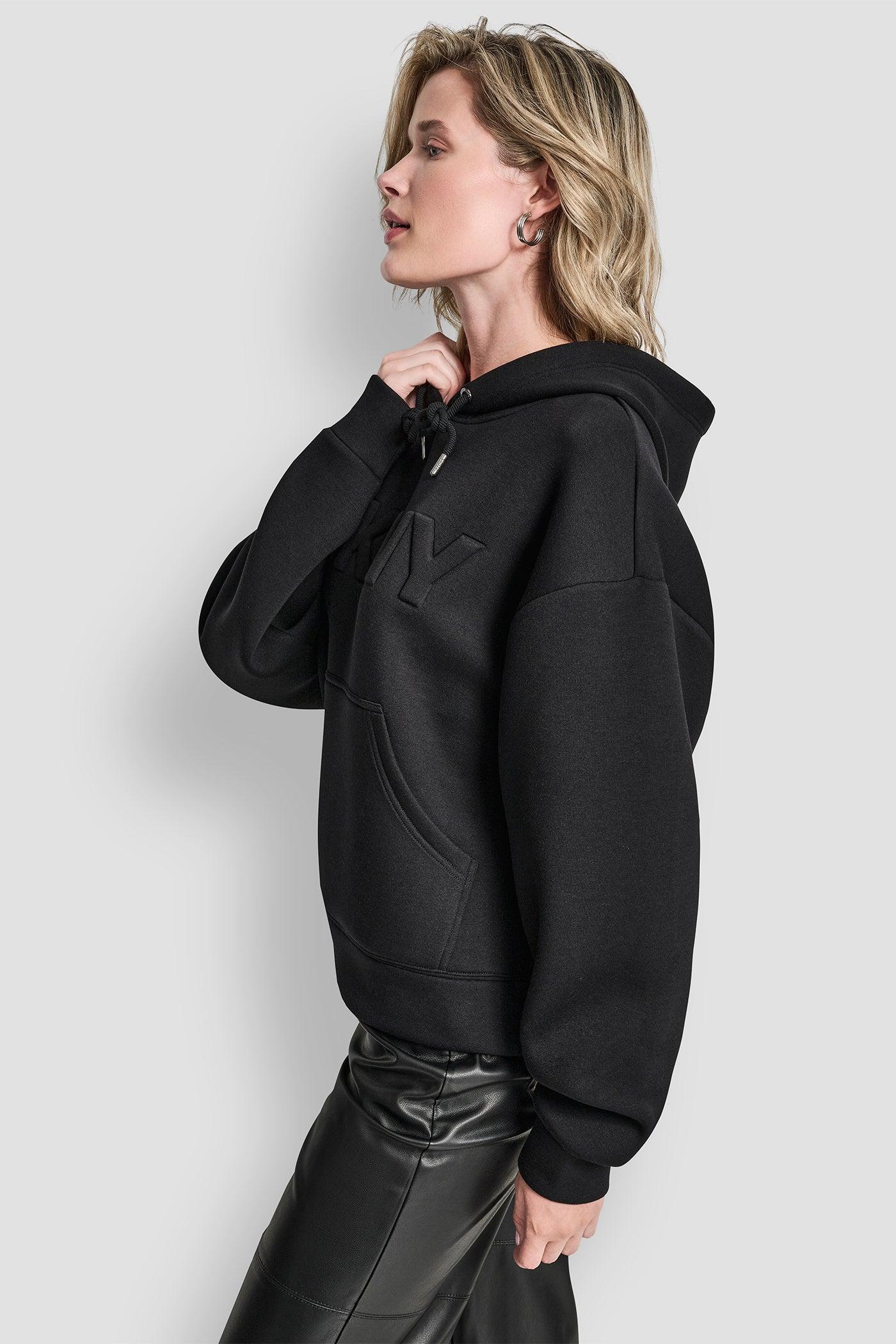 LOGO EMBOSSED SCUBA HOODIE Product Image