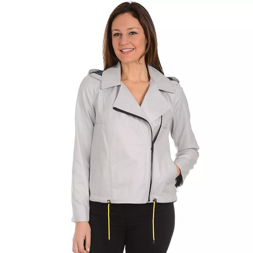 Women's Fleet Street High-Low Moto Jacket,  Product Image