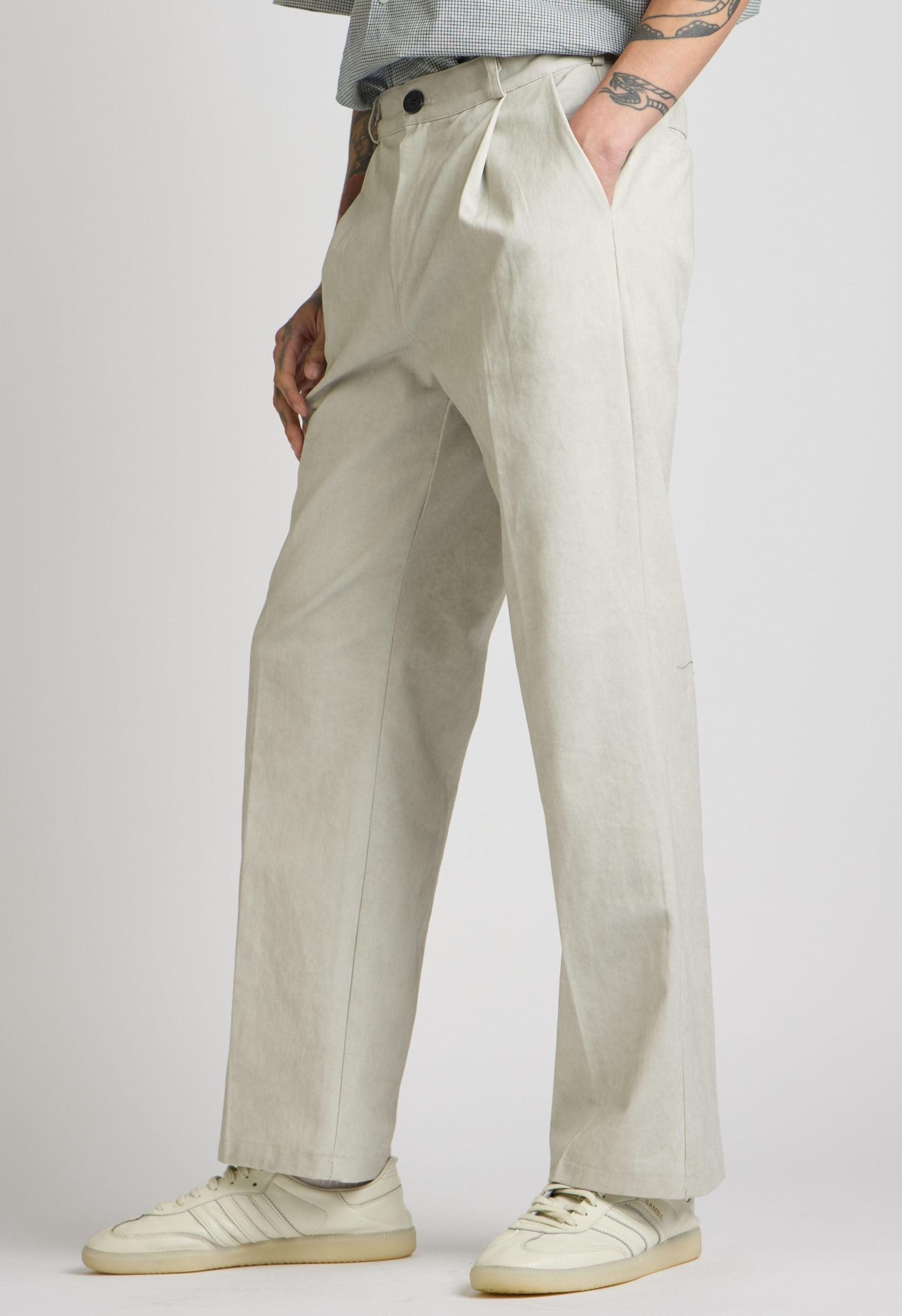 Archie Trouser in Light Grey Product Image