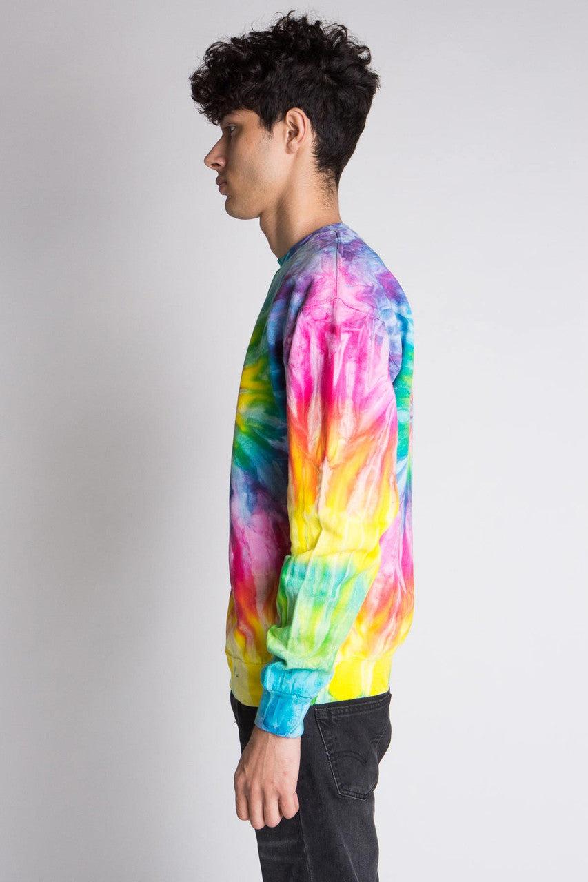 Rainbow Burst Tie Dye Sweatshirt Product Image