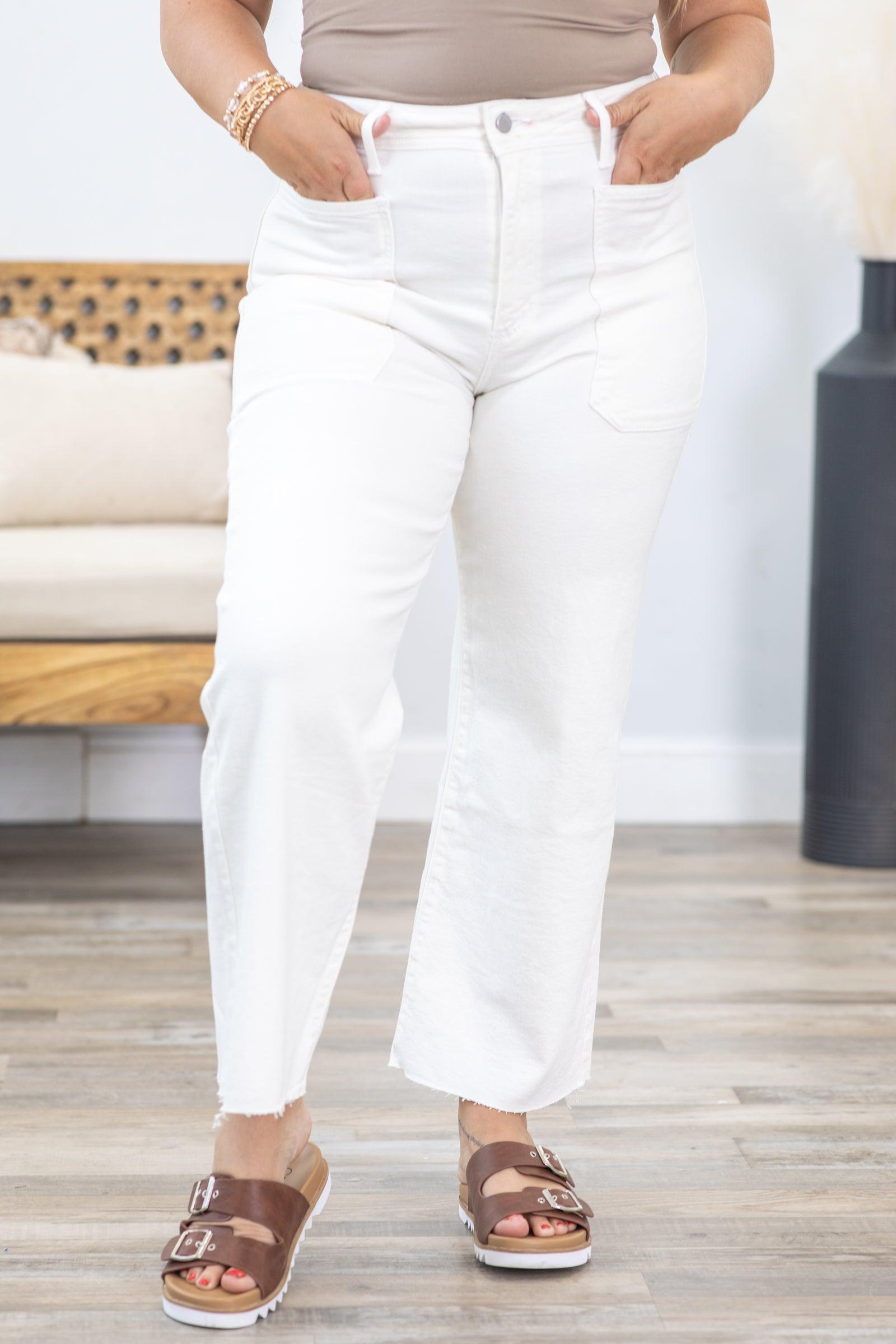 JBD Ivory Utility Wide Leg Jean Product Image