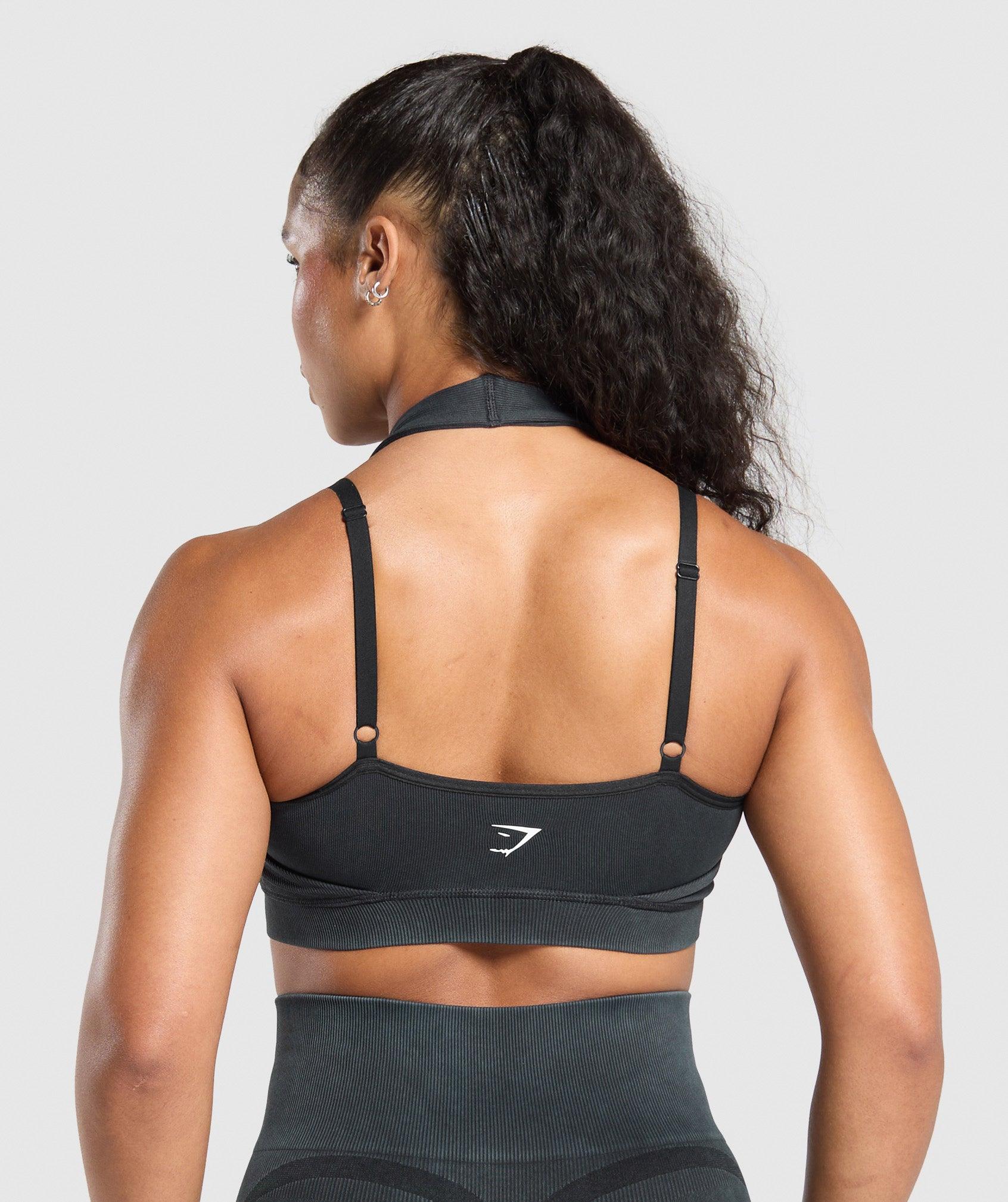 Gymshark Gains Seamless Bralette - Black Female Product Image