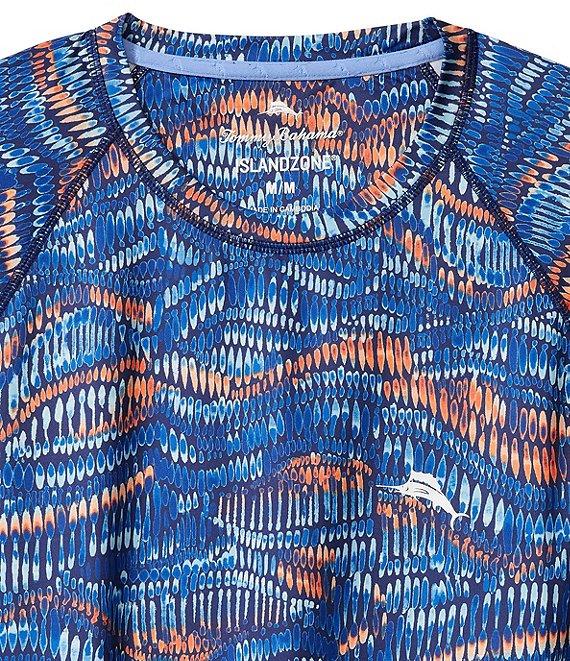 Tommy Bahama Monte Rio Geo Crew Long Sleeve T-Shirt Product Image