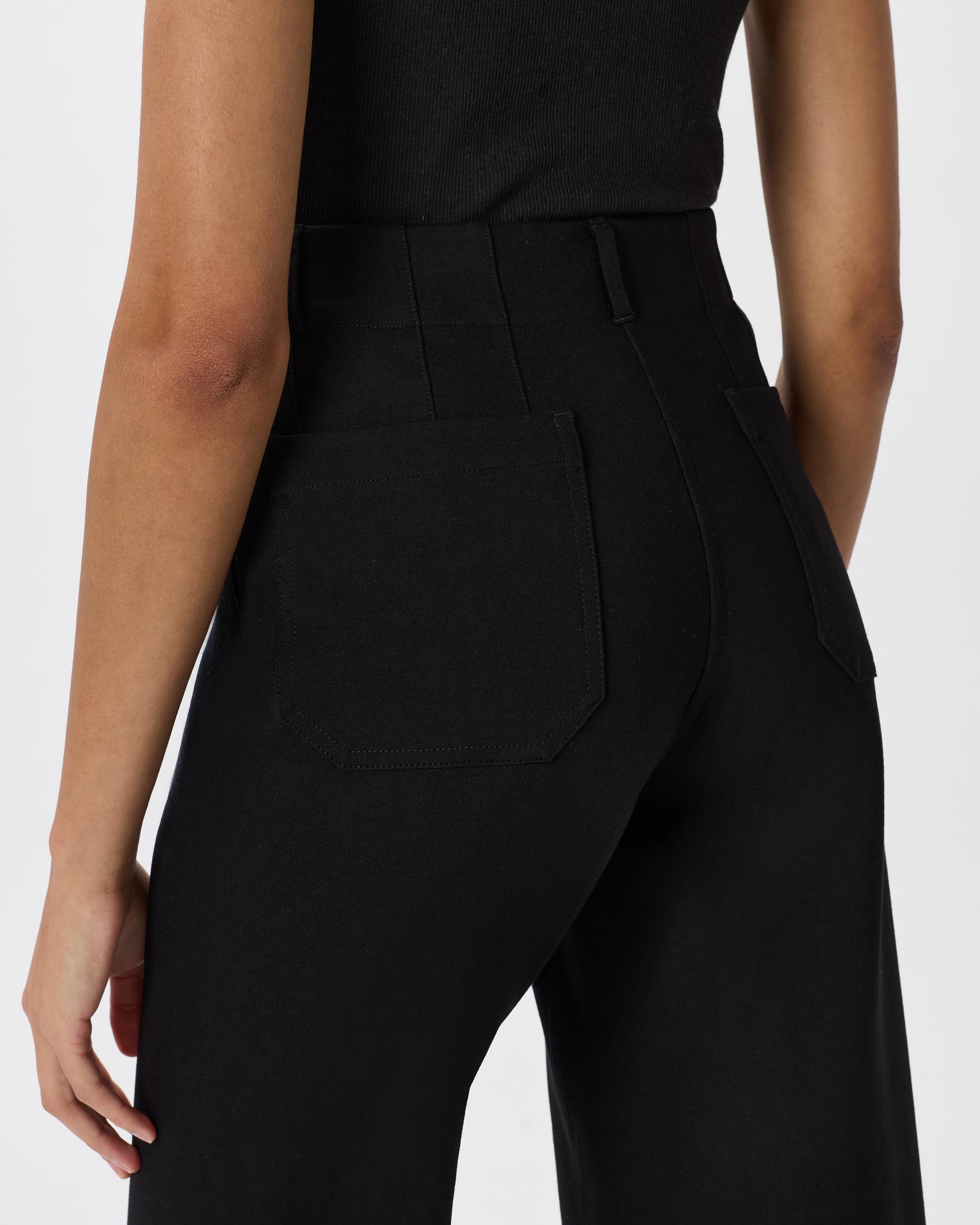 Quince | Women's Ultra-Stretch Ponte Cropped Wide Leg Pants Rayon Product Image