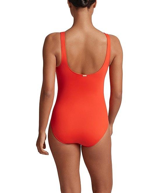 Lauren Ralph Lauren Ring Over The Shoulder Underwire One Piece Swimsuit Product Image