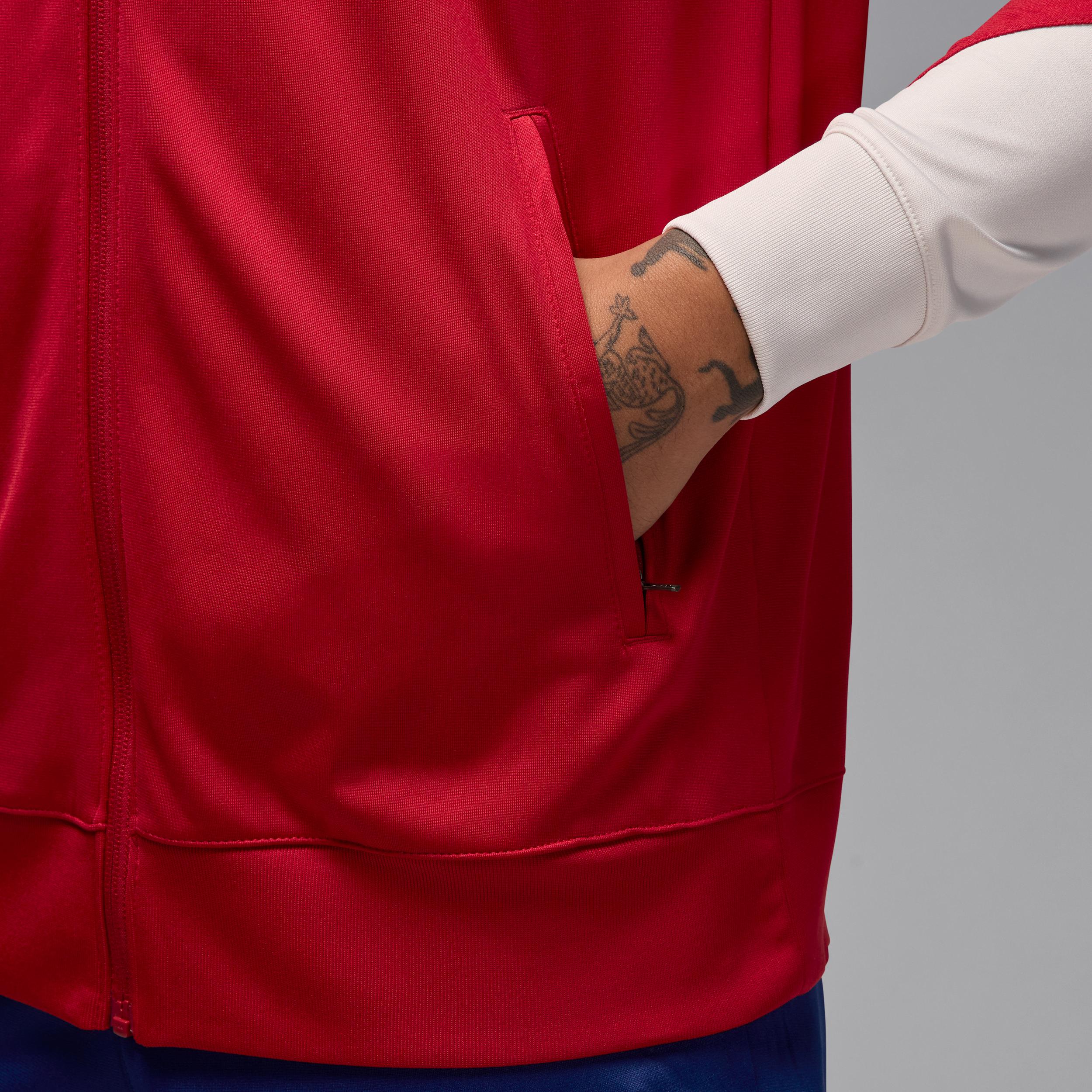 Nike Men's Paris Saint-Germain Strike Fourth Jordan Dri-FIT Soccer Knit Tracksuit Product Image