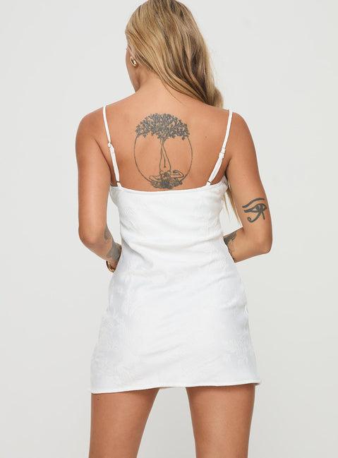Old Oak Mini Dress White Product Image