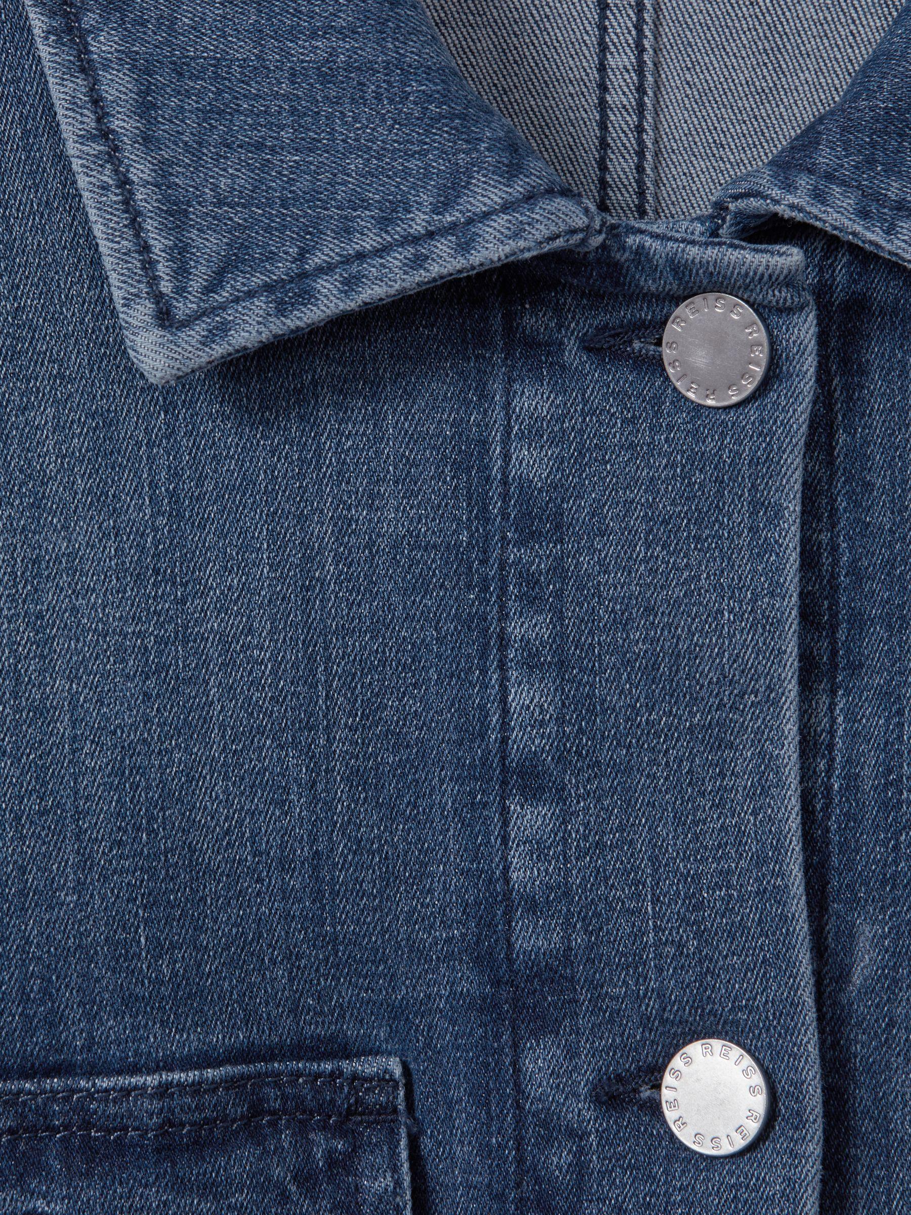 Denim Overshirt in Mid Blue Product Image