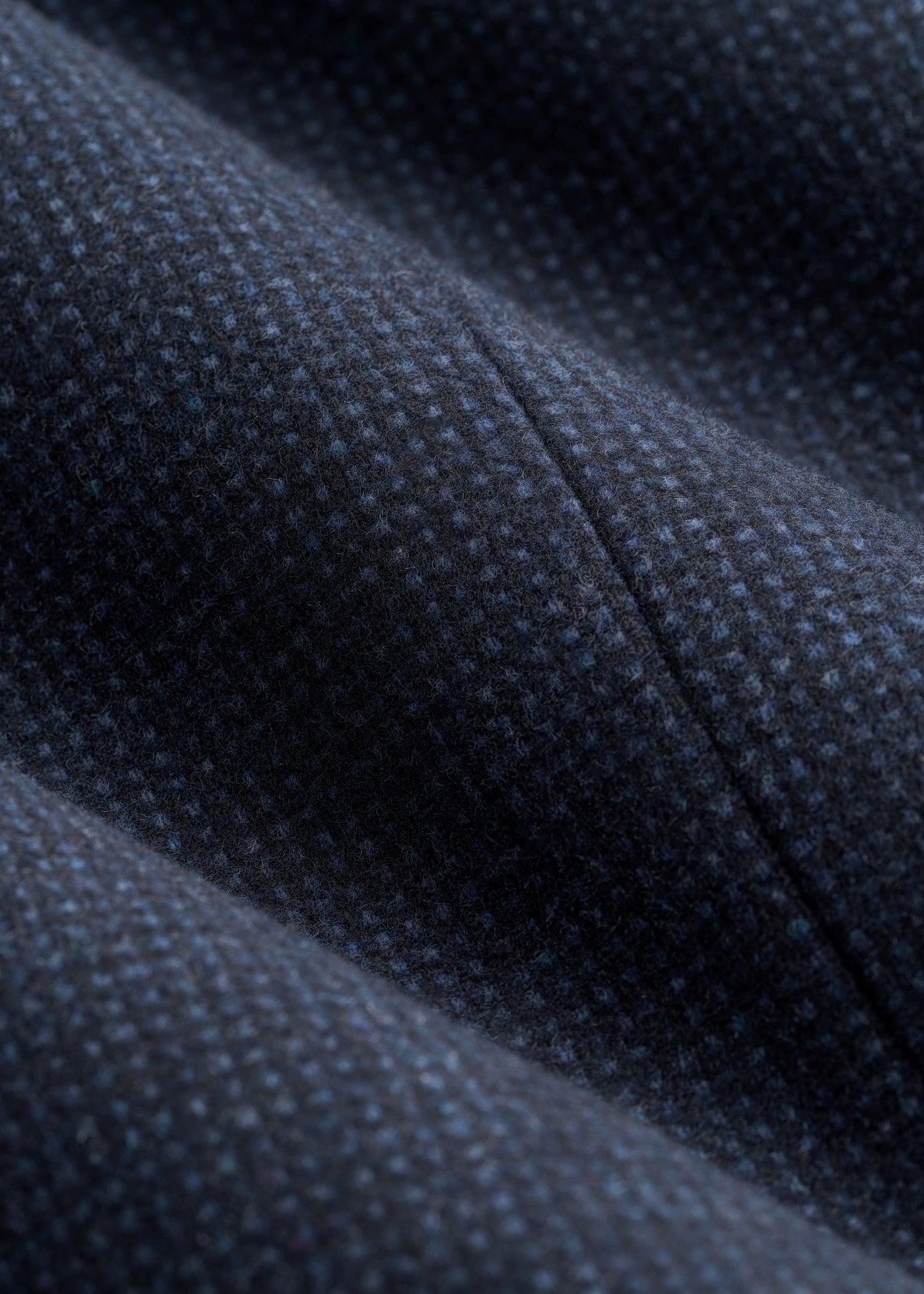 Wool Blend Blazer for Tall Men in Blue Birdseye Male Product Image