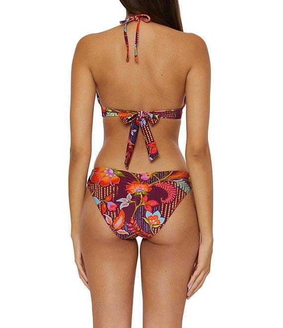 Becca By Rebecca Virtue Portofino Adela Shirred Back Hipster Swim Bottom Product Image