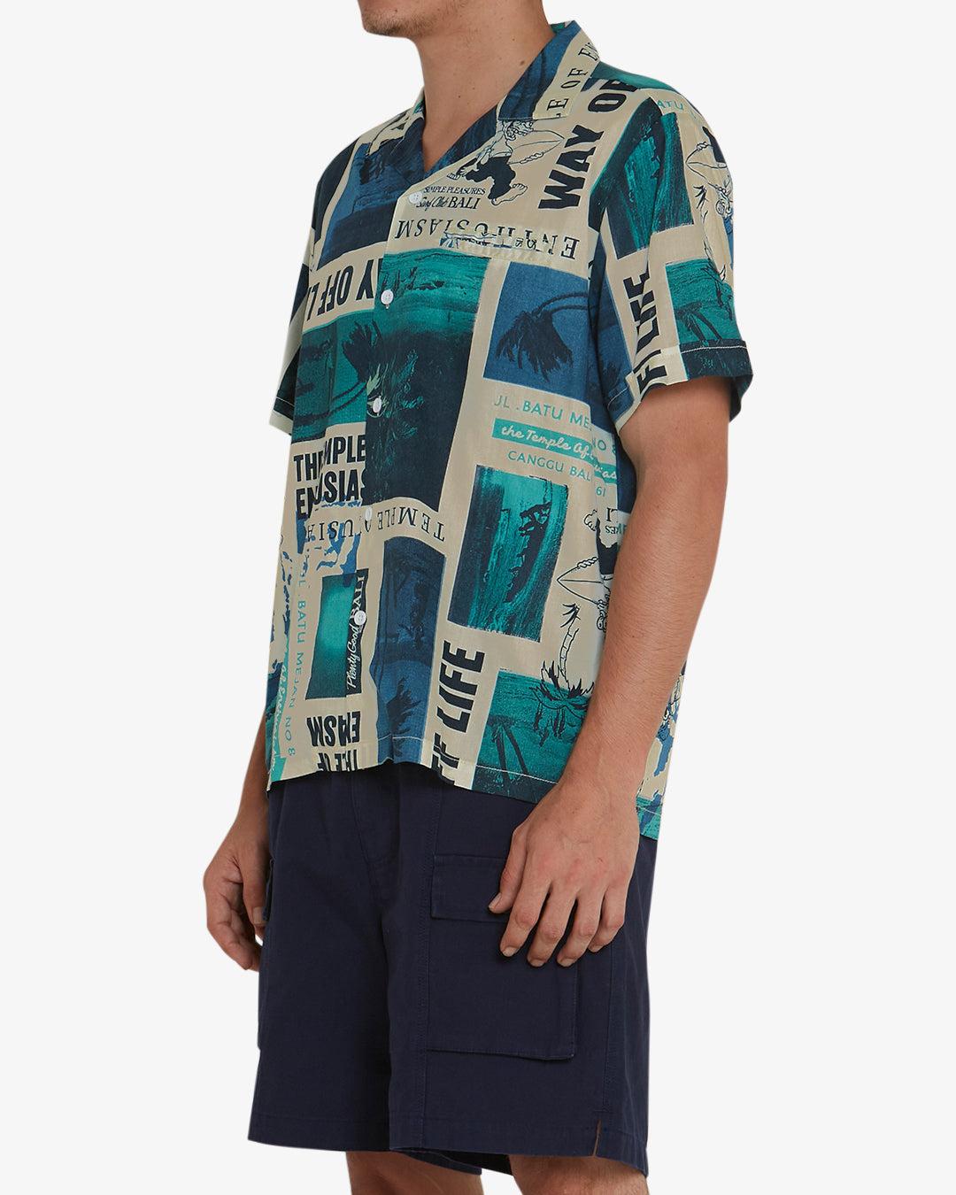 Way Off Shirt - Lagoon Product Image