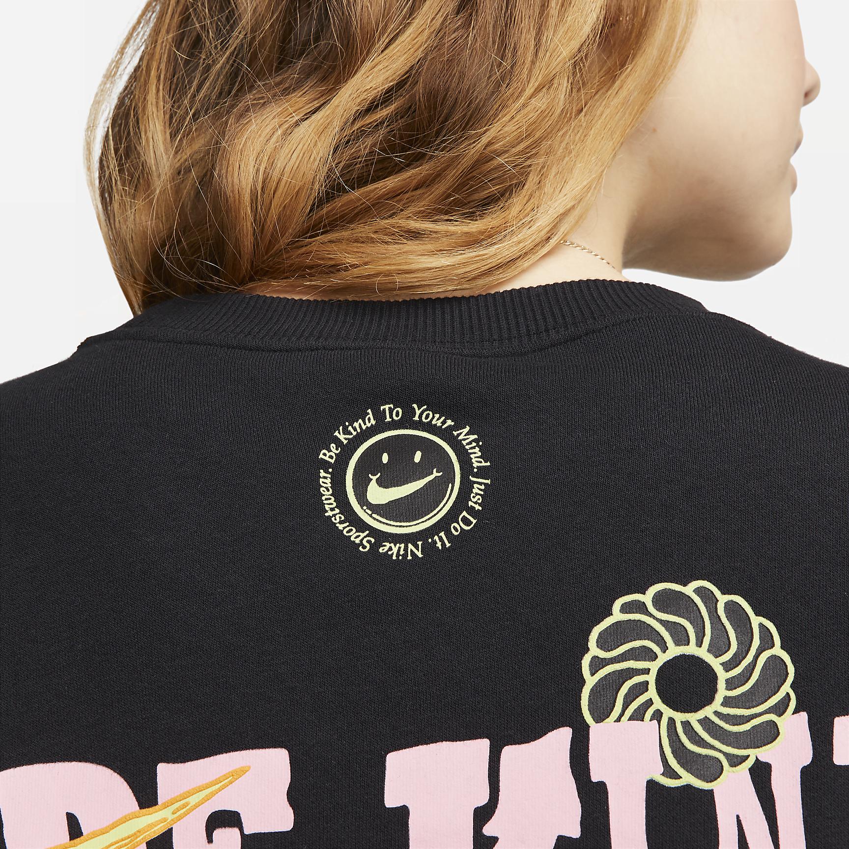 Womens Nike Sportswear Phoenix Fleece Oversized Sweatshirt | FJ1814-010 Product Image