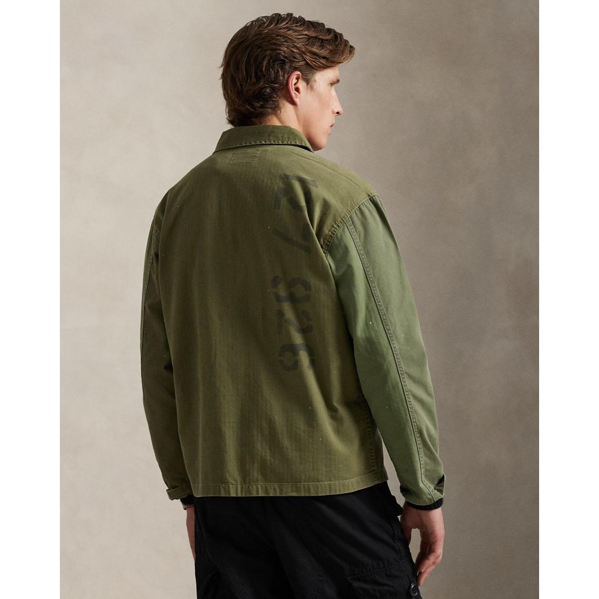 Patchwork Field Jacket Patched Olive Product Image