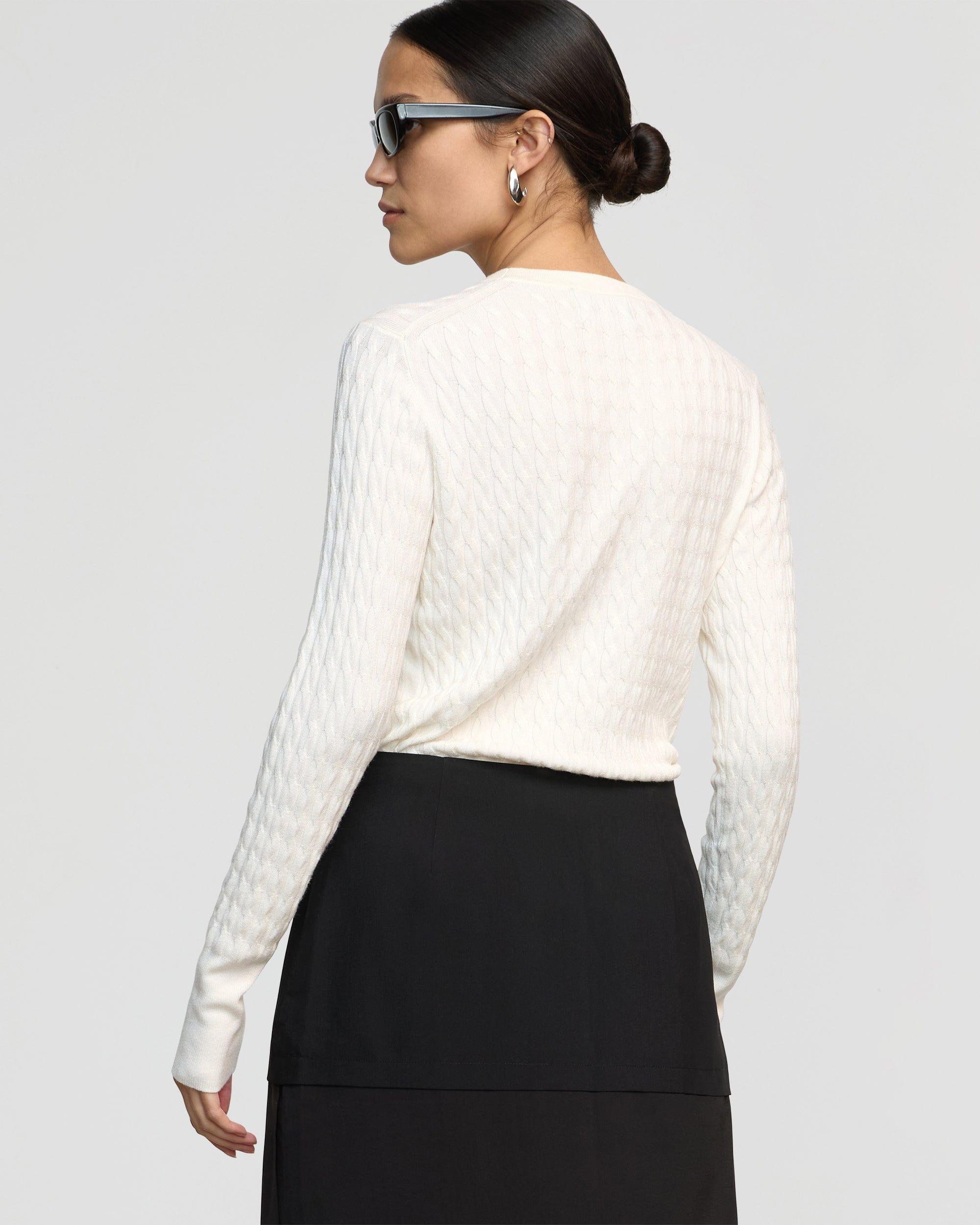 Rania Lightweight Cable Sweater Product Image