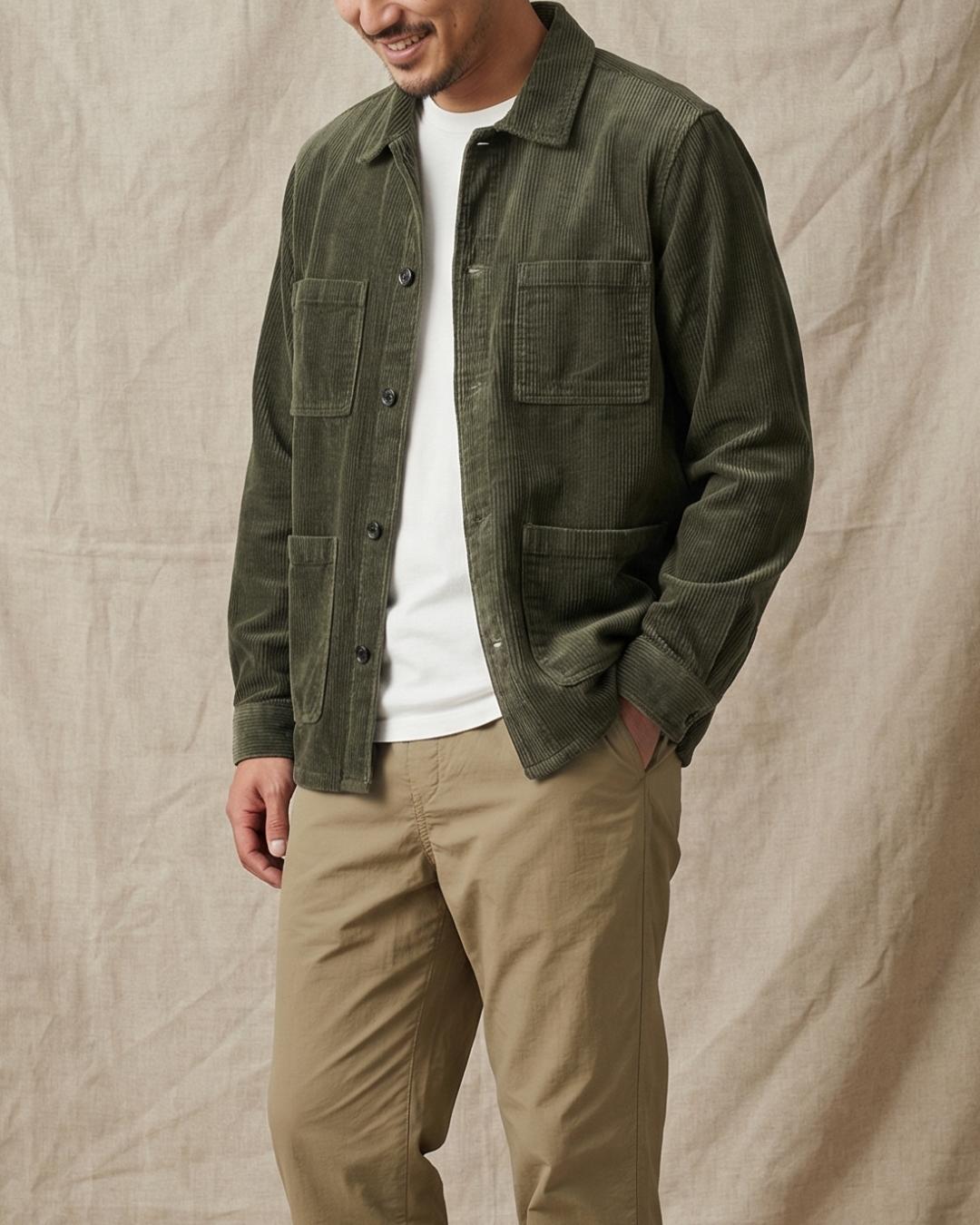 Jumbo Cord Atelier Overshirt Product Image