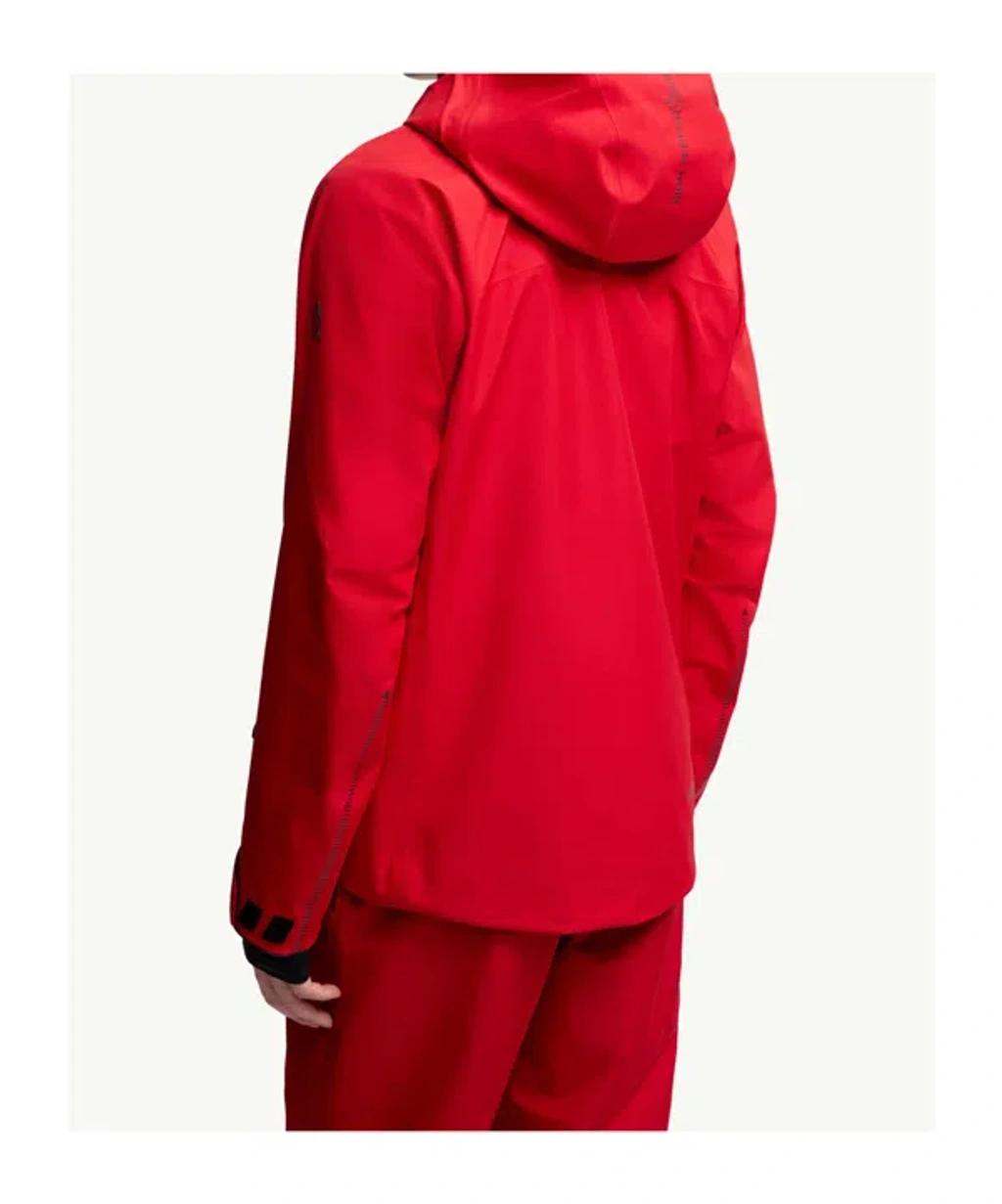 MONCLER Hinterburgs Hooded Gore-tex Ski Jacket In Red Product Image