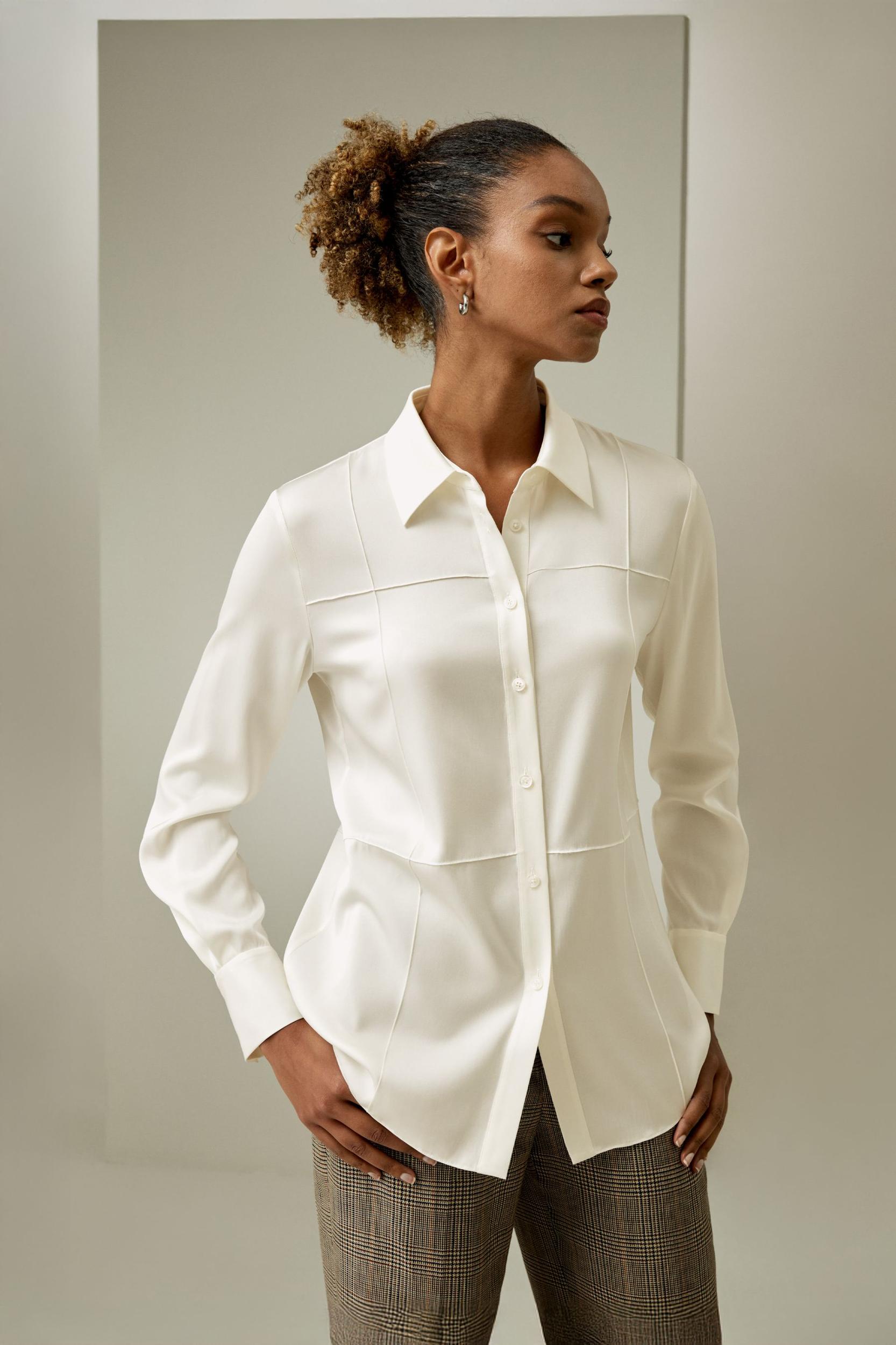 Sprezzatura Silk Blouse Product Image