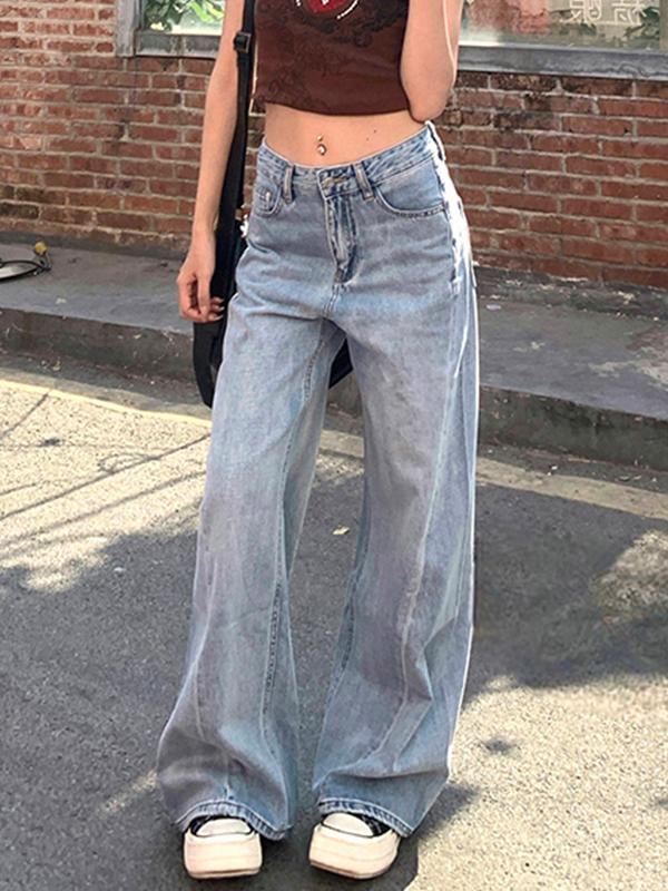 Side Seam Design Boyfriend Jeans Product Image