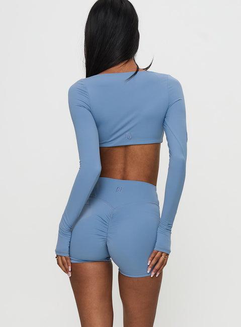 Touchdown Active Contour Short Blue Product Image