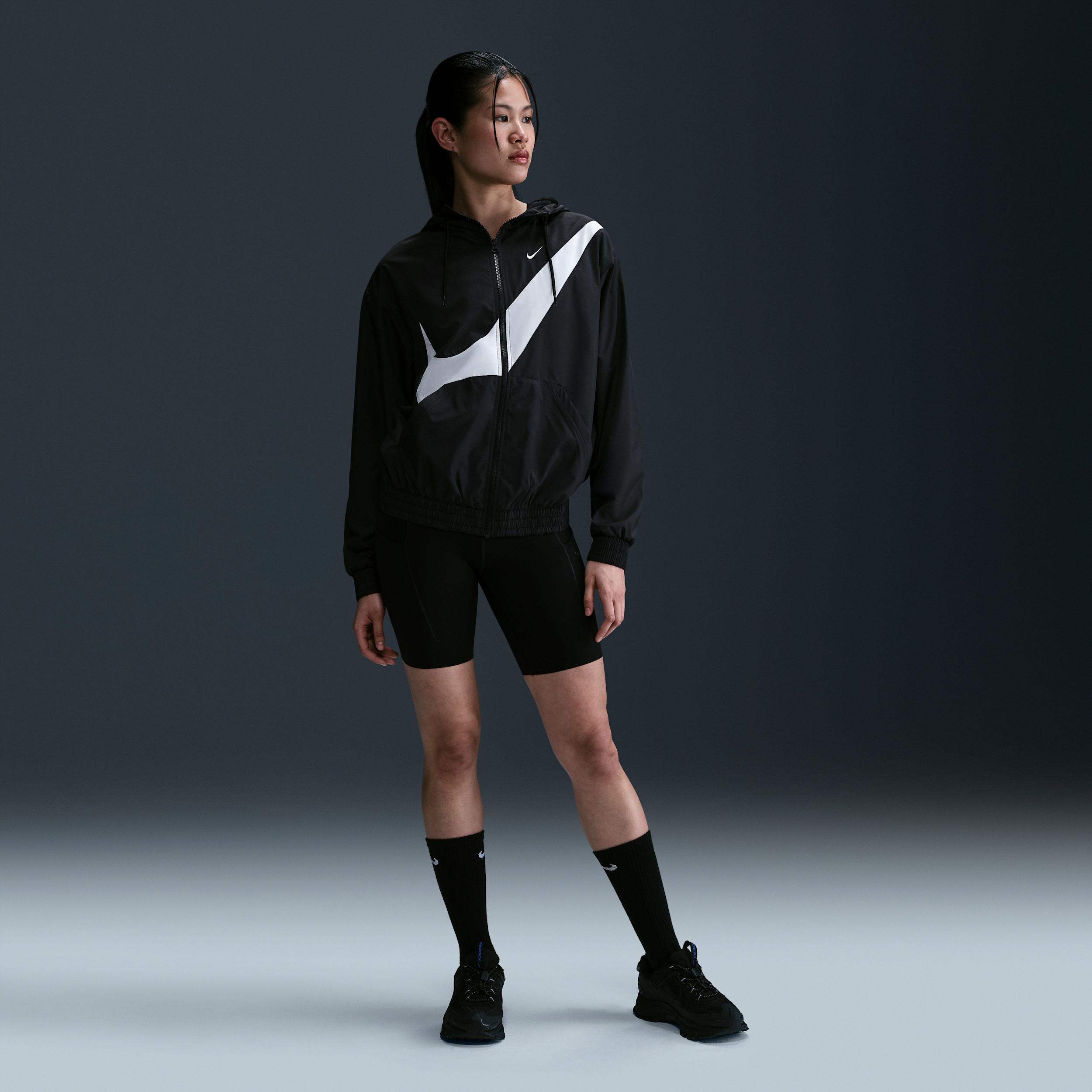 Women's Nike Sportswear Classic Loose UV Protection Full-Zip Logo Jacket Product Image