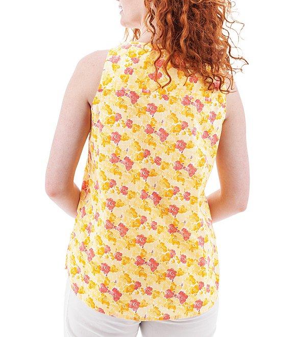 Aventura Devonne Organic Cotton Printed Crew Neckline Sleeveless Tank Product Image