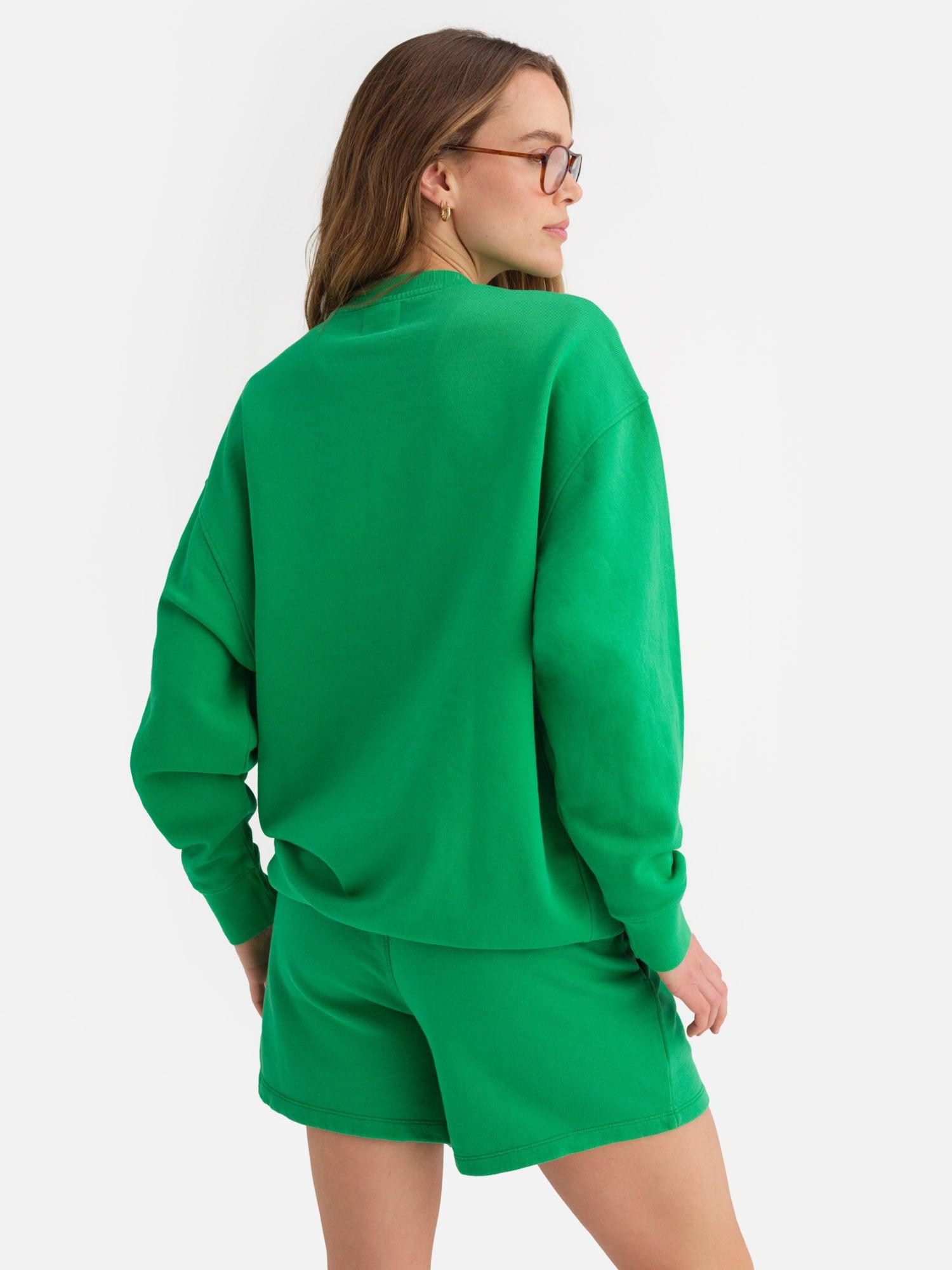 MATE x Lisa Says Gah Organic Fleece Embroidered Oversized Sweatshirt Female Product Image