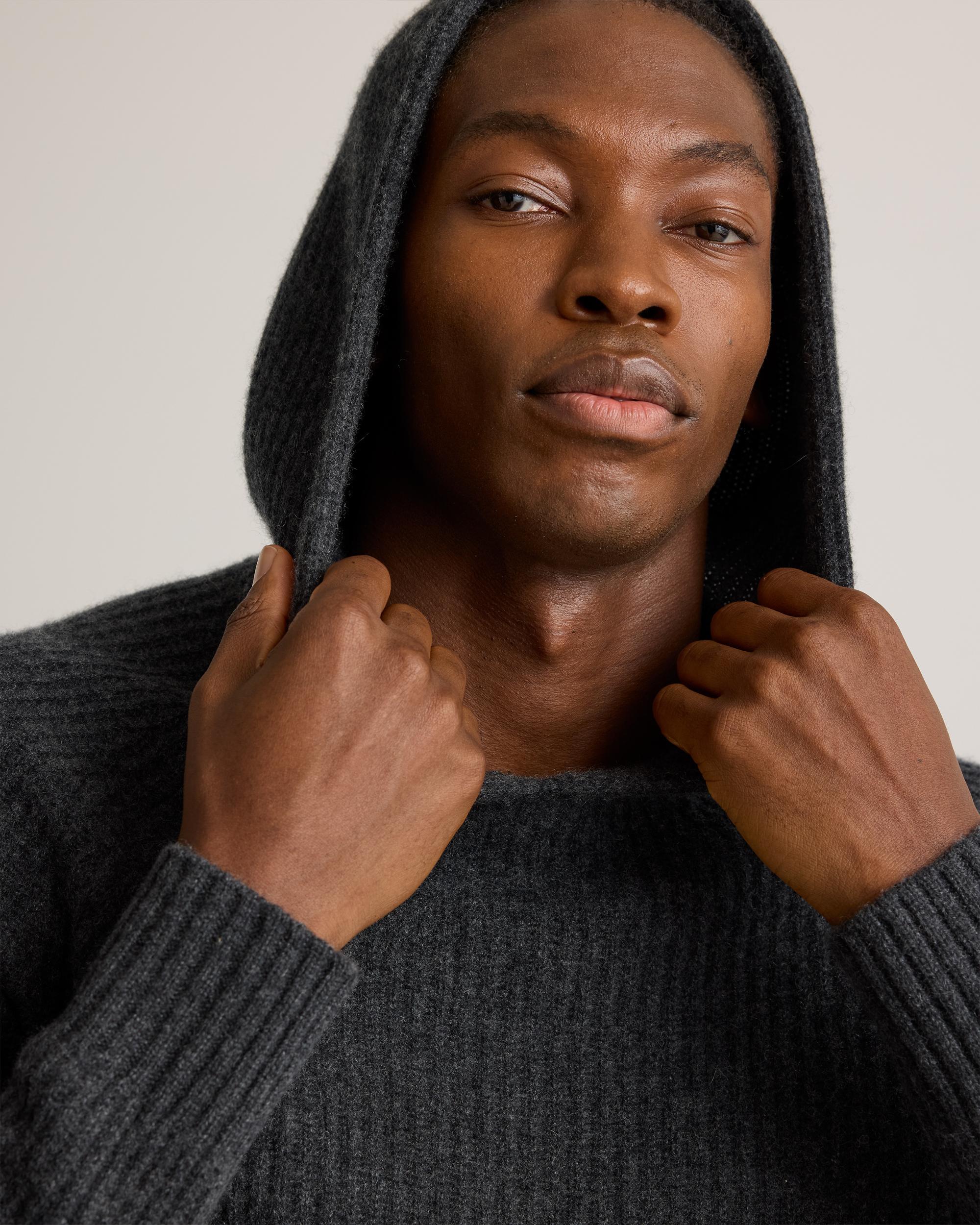 Quince | Men's Mongolian Cashmere Fisherman Pullover Hoodie Product Image