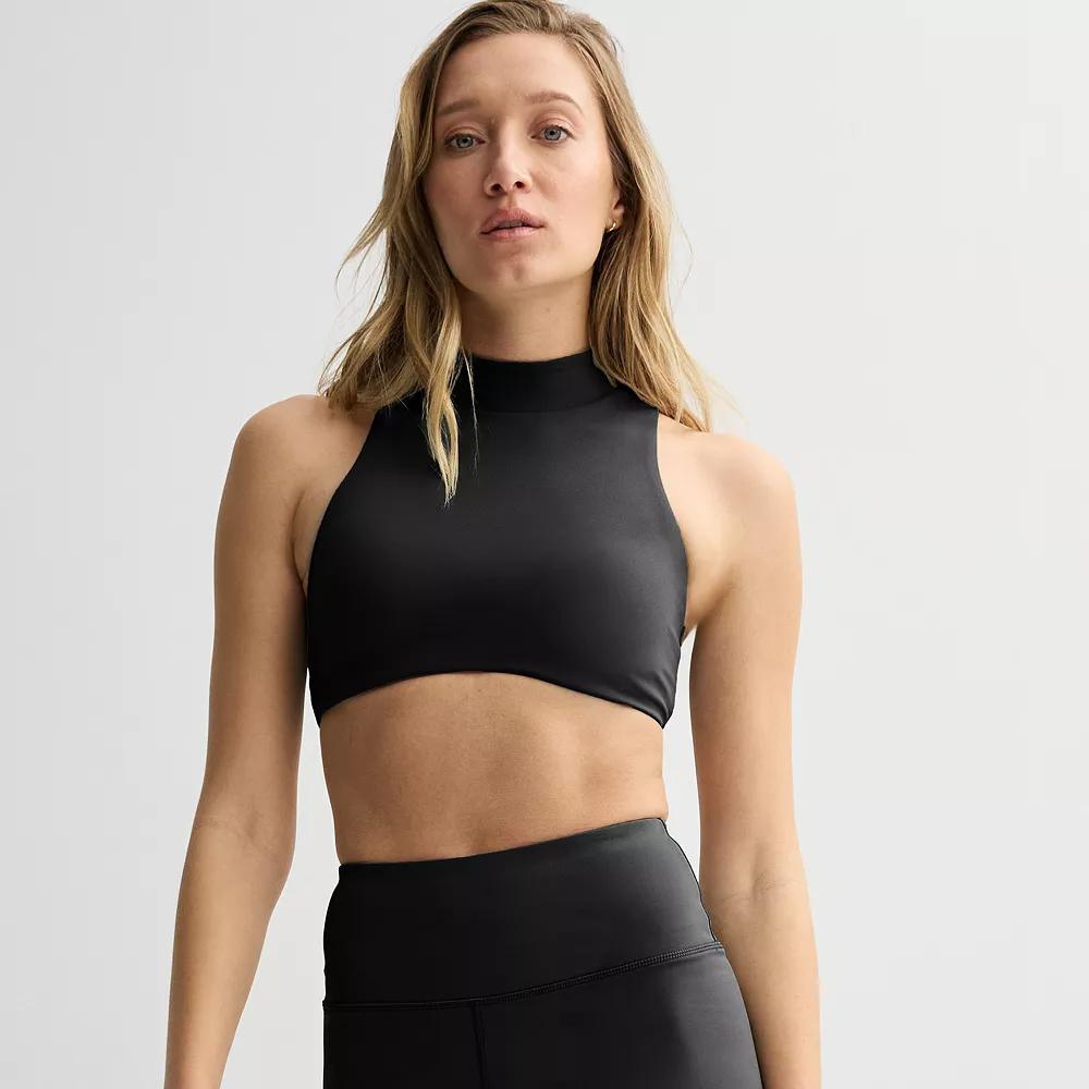 Women's FLX Swim to Gym Bra Top, Size: XL, Mineral Black Product Image