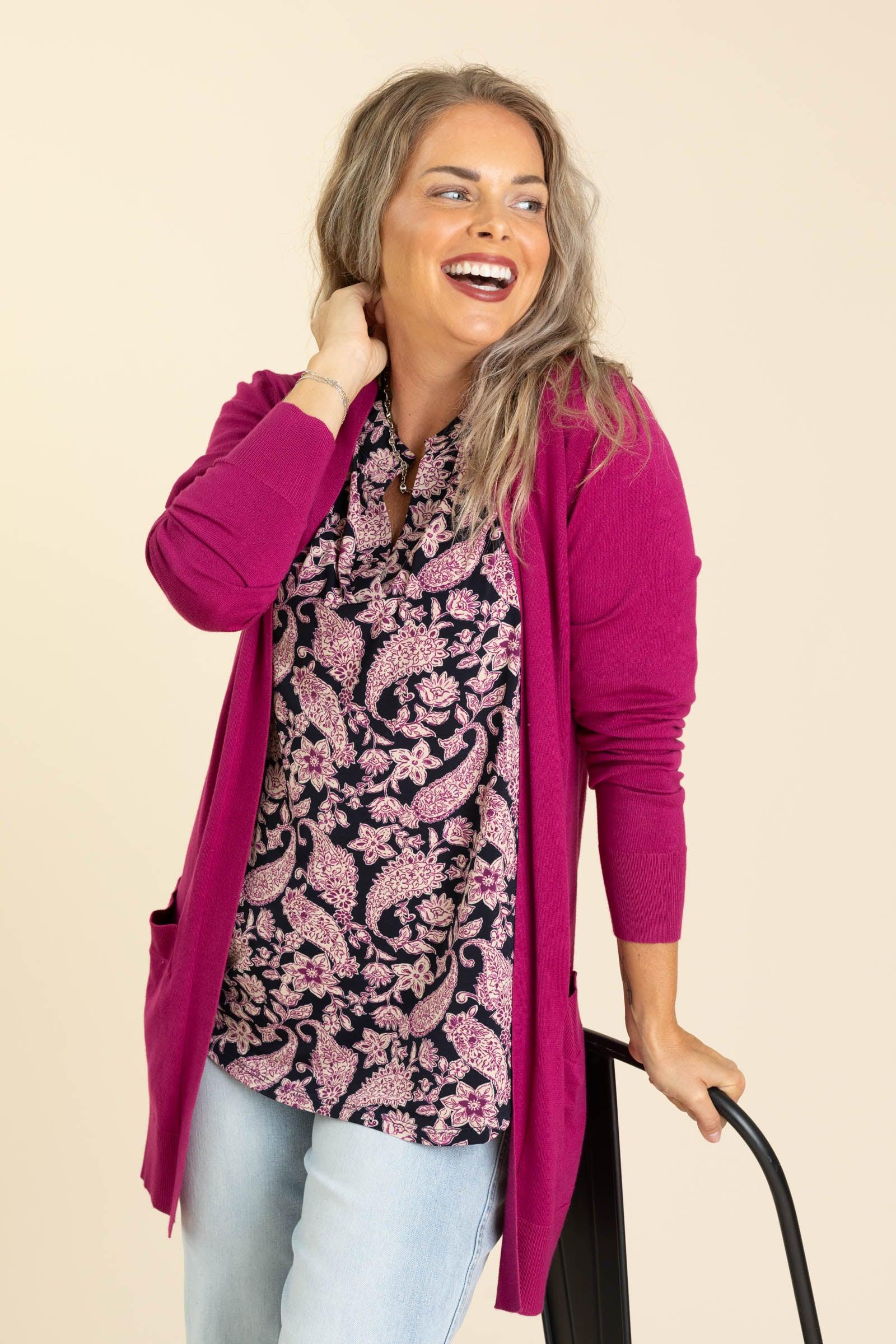 Lightweight Mid Length Cardigan Product Image