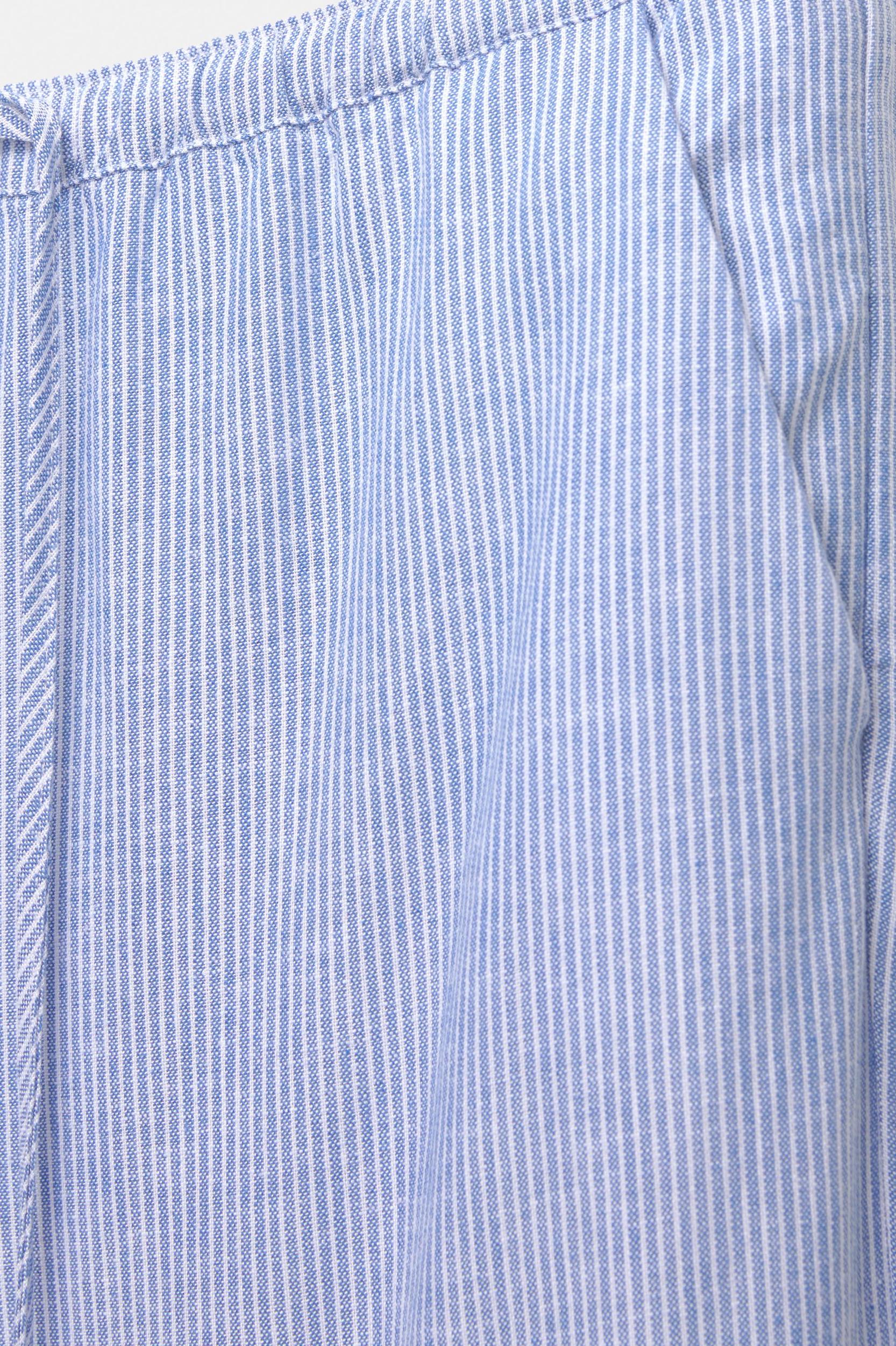Striped pajama-style pants Product Image
