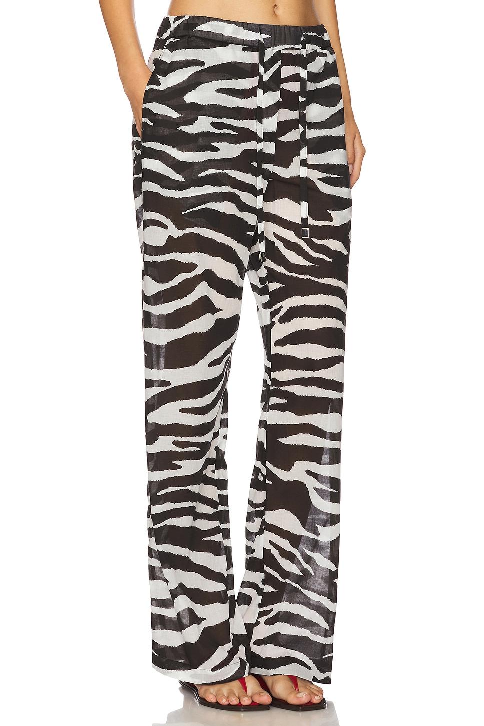 Zebra Printed Long Pant THE ATTICO Product Image