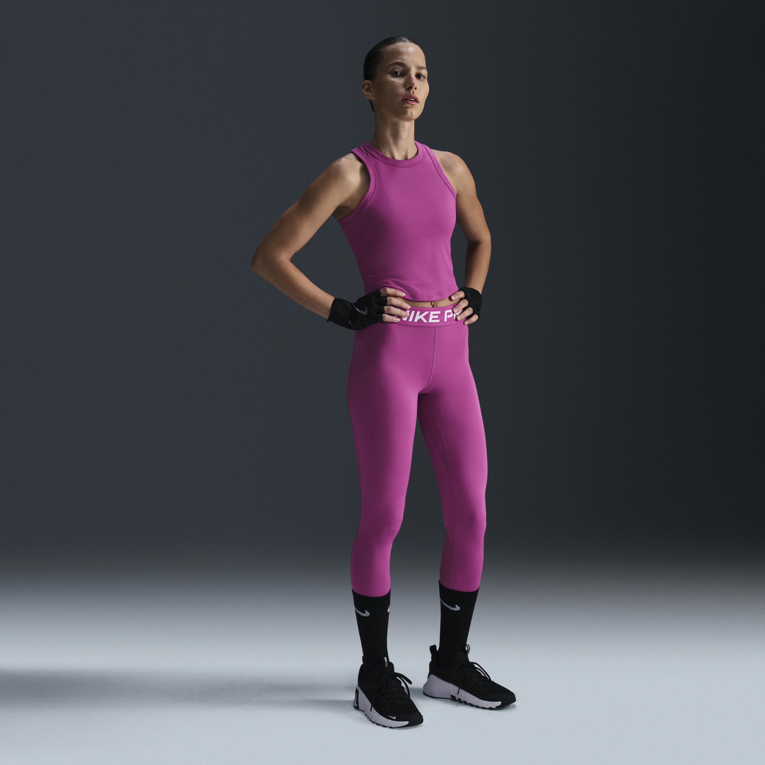 Nike Women's One Fitted Dri-FIT Cropped Tank Top Product Image