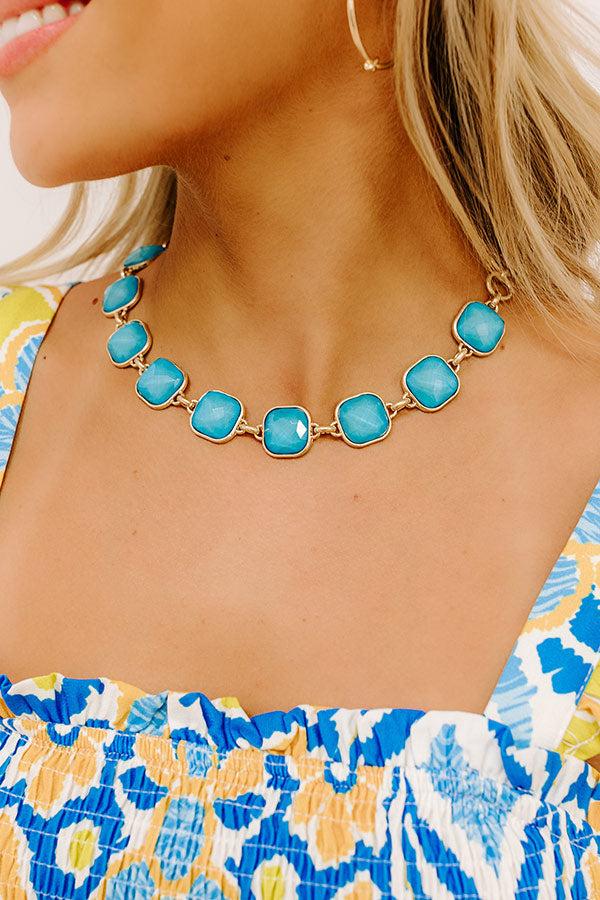 Feeling Dreamy Necklace in Ocean Blue Product Image