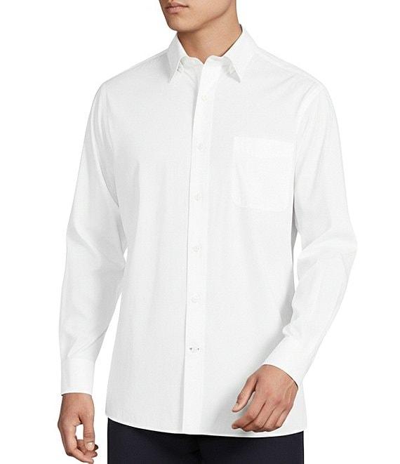 Daniel Cremieux Signature Label Travel Ready Solid Long Sleeve Woven Shirt Product Image