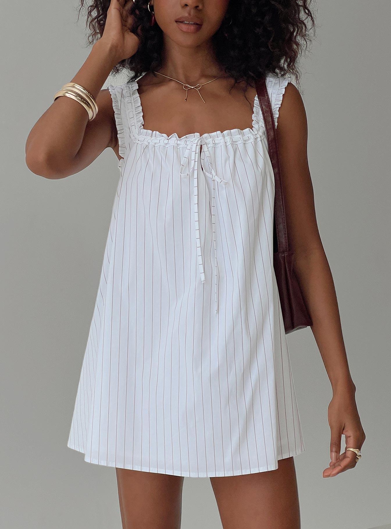 Swing Mini Dress Stripe Product Image